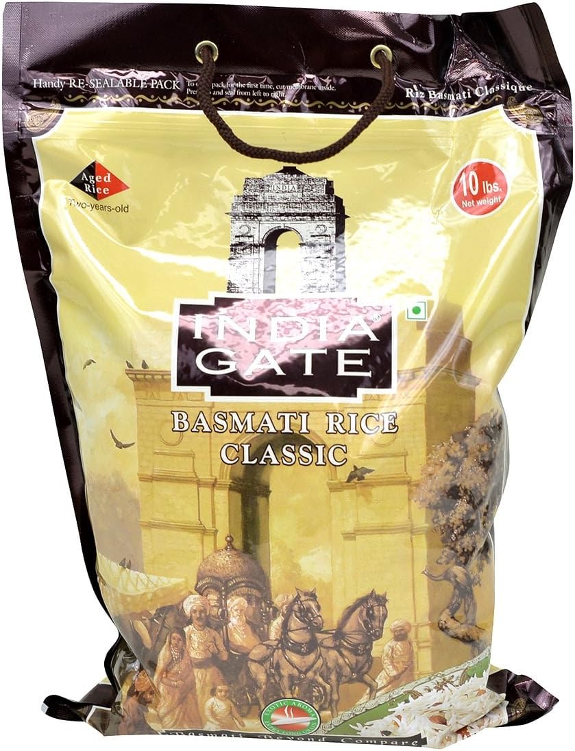 India Gate - White Basmati Rice - Classic, 10 Pound