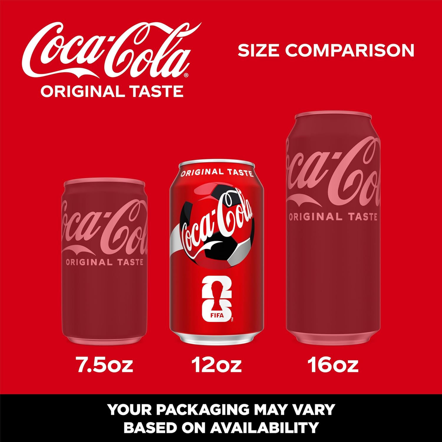 Coca-Cola Fridge Pack Soda Soft Drink, 12 fl oz Cans, 12 Pack - Classic Cola Soda Cans