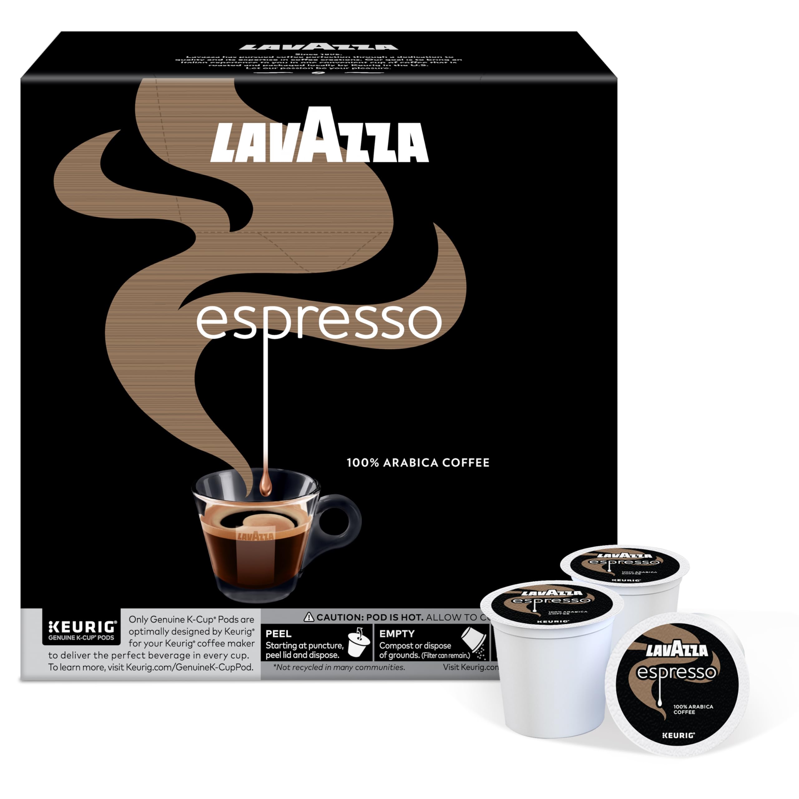 Lavazza Super Crema Whole Bean Coffee, Medium Espresso Roast, Arabica and Robusta Blend, 2.2 lb Bag, Package May Vary (Pack of 1)