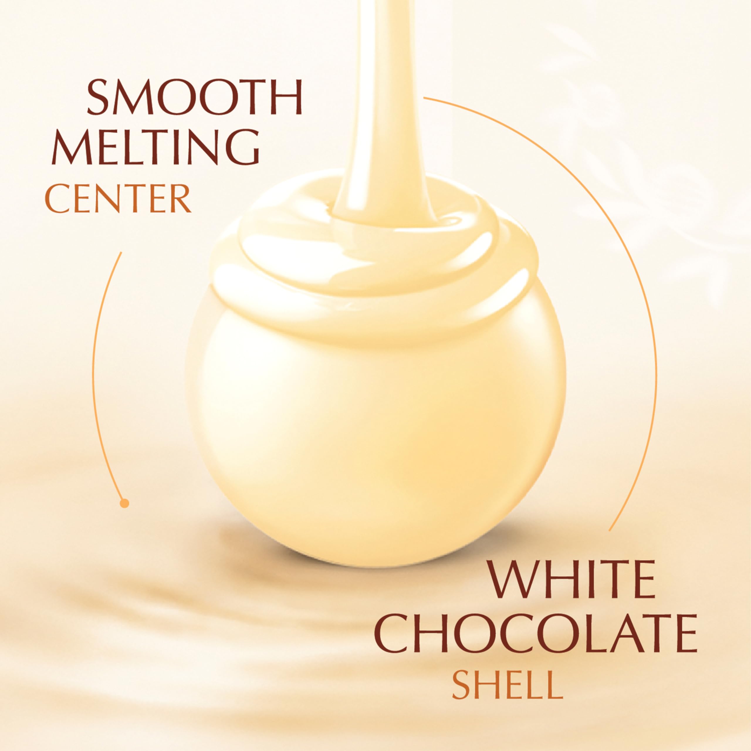 Lindt LINDOR White Chocolate Peppermint Truffles, White Chocolate Candy with Smooth Peppermint Truffle Center, 25.4 oz., 60 Count