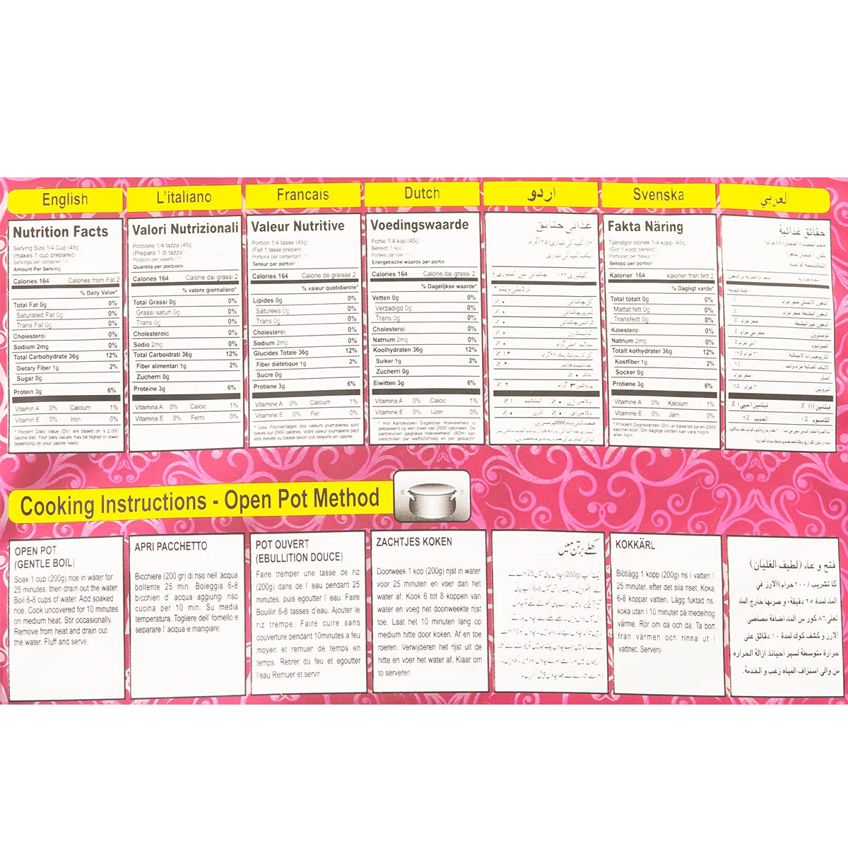 Guard Ultimate Nature's longest Basmati Rice 10lb