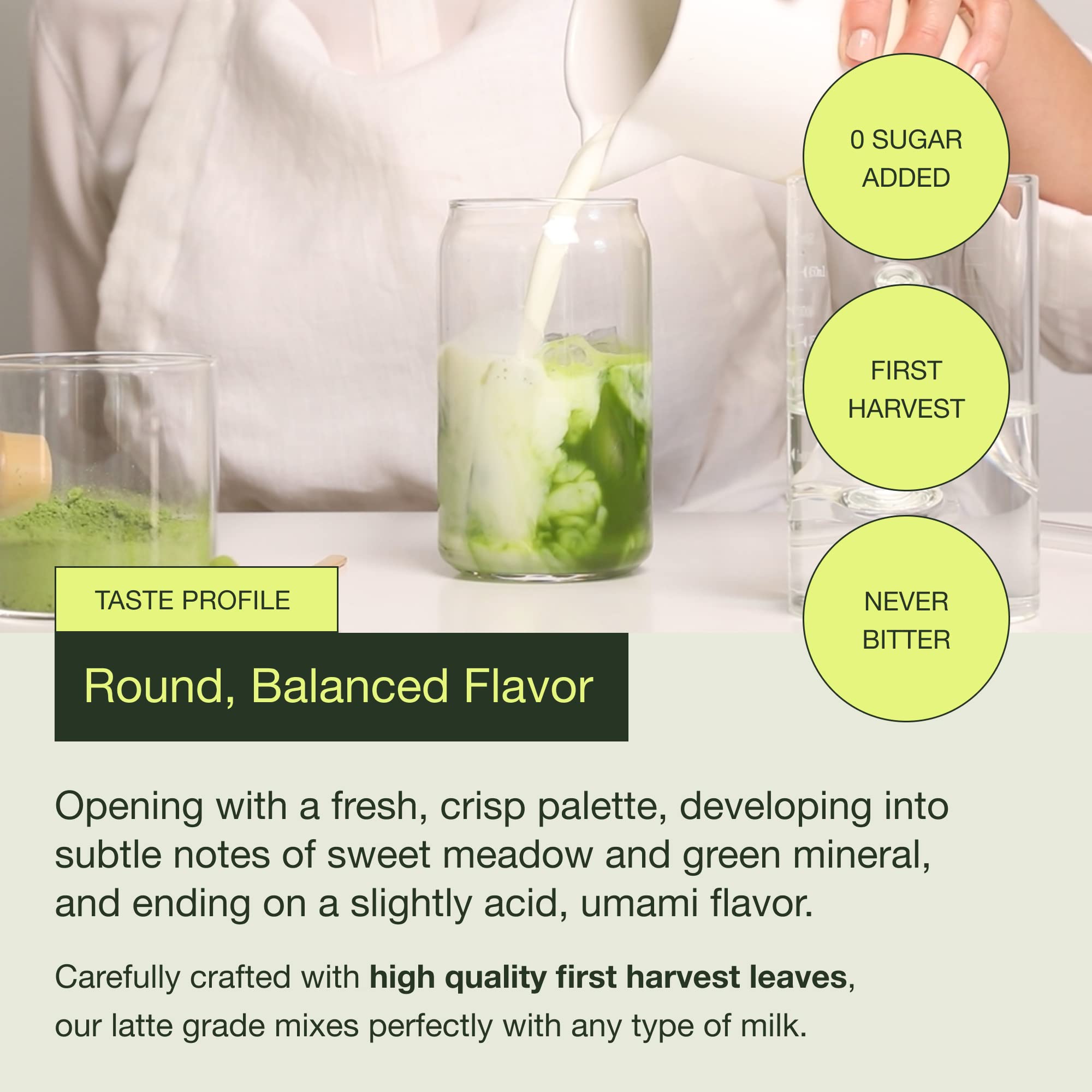 Encha Ceremonial Grade Matcha Powder - Organic First Harvest Japanese Matcha Green Tea, Matcha Tea From Uji, Japan (60g/2.12oz)