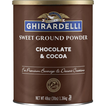 Ghirardelli Sweet Ground Chocolate and Cocoa | 3 lb. | Baking & Desserts