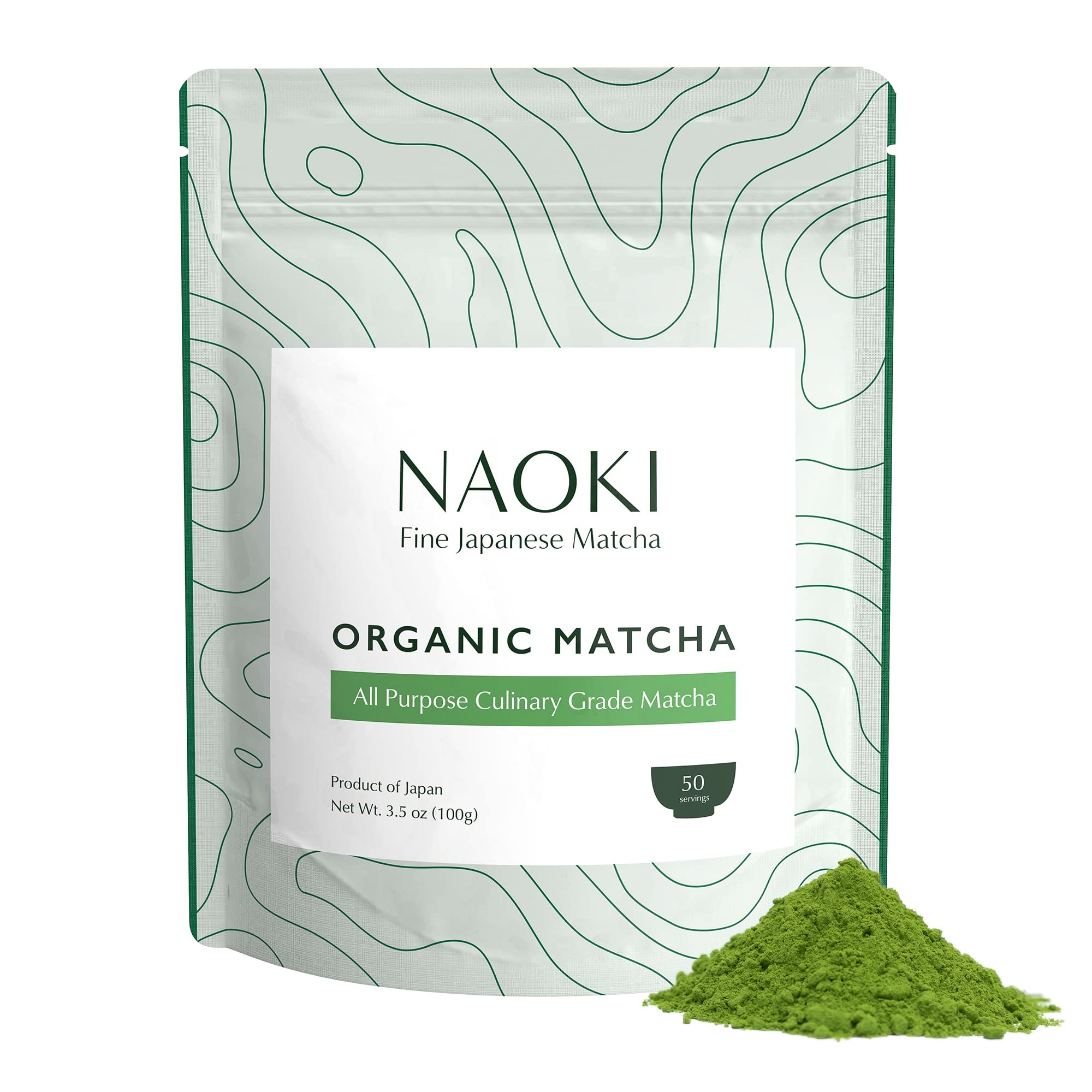 Naoki Matcha Superior Ceremonial Blend – Authentic Japanese First Harvest Ceremonial Grade Matcha Green Tea Powder from Uji, Kyoto (40g / 1.4oz)