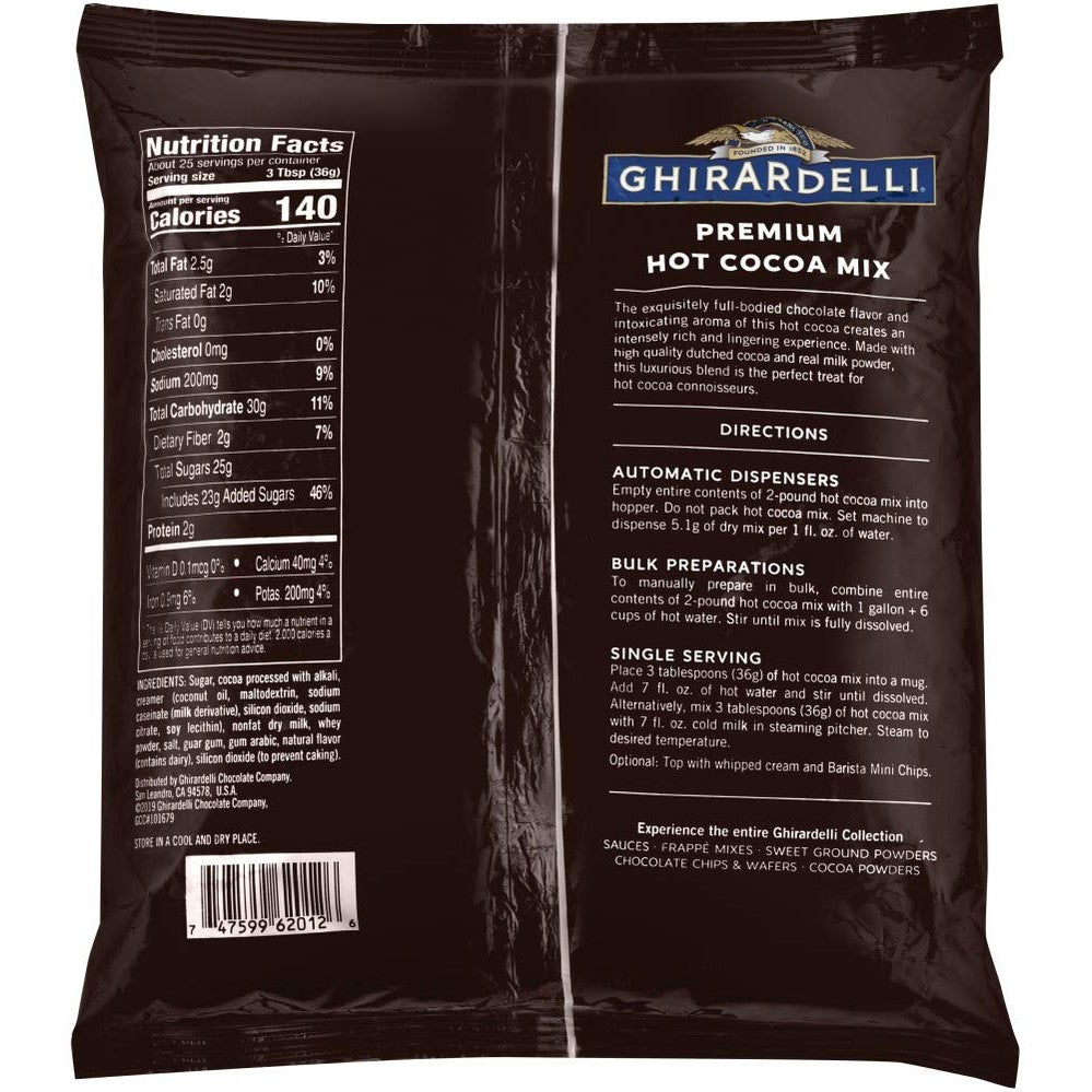 Ghirardelli Chocolate Premium Indulgence Hot Cocoa Mix, 32 Ounce Package