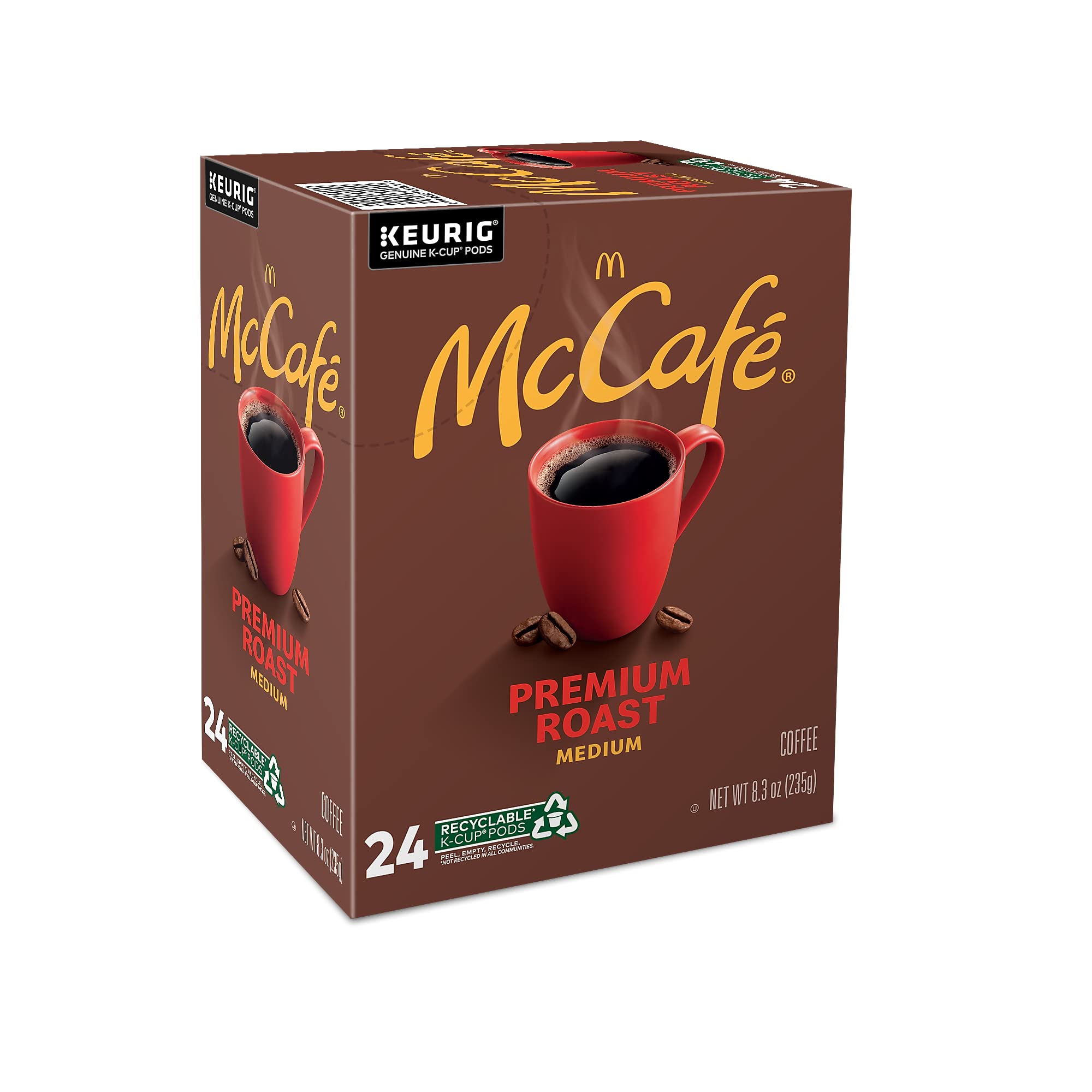 McCafe Premium Roast Coffee, Keurig Single Serve K-Cup Pods, Medium Roast, 96 Count