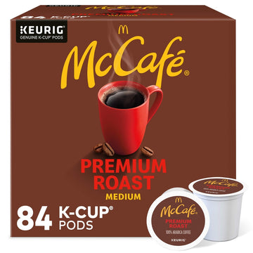 McCafe Premium Roast Coffee, Keurig Single Serve K-Cup Pods, Medium Roast, 96 Count