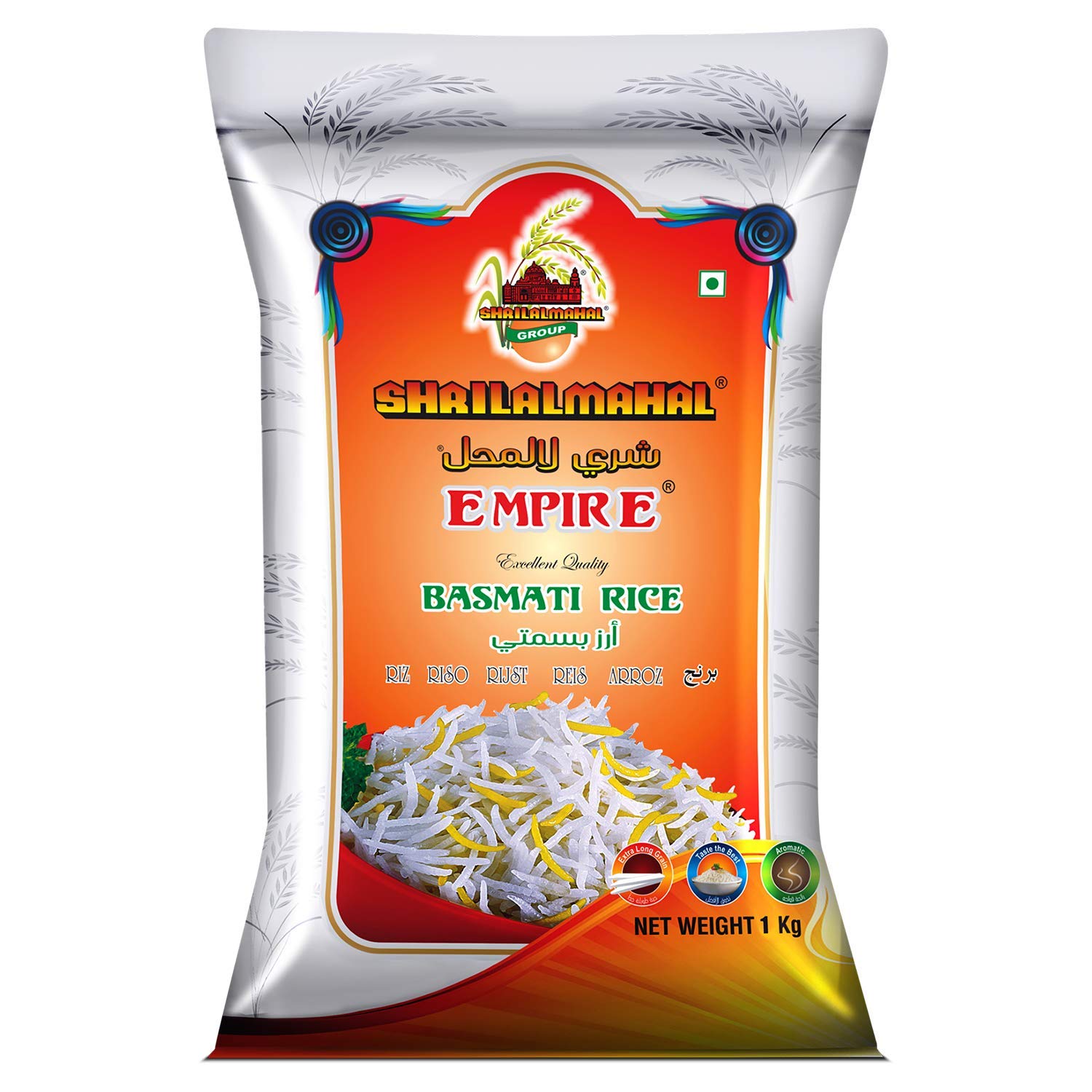 SHRILALMAHAL Empire Basmati Rice (Most Premium), 10 lbs / 160 oz