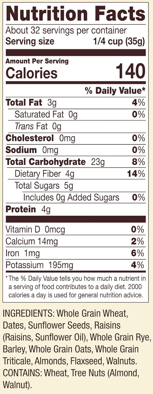 Bob's Red Mill Old Country Style Muesli, 40oz (Pack of 4) - Non GMO, Whole Grain, Vegan, Kosher