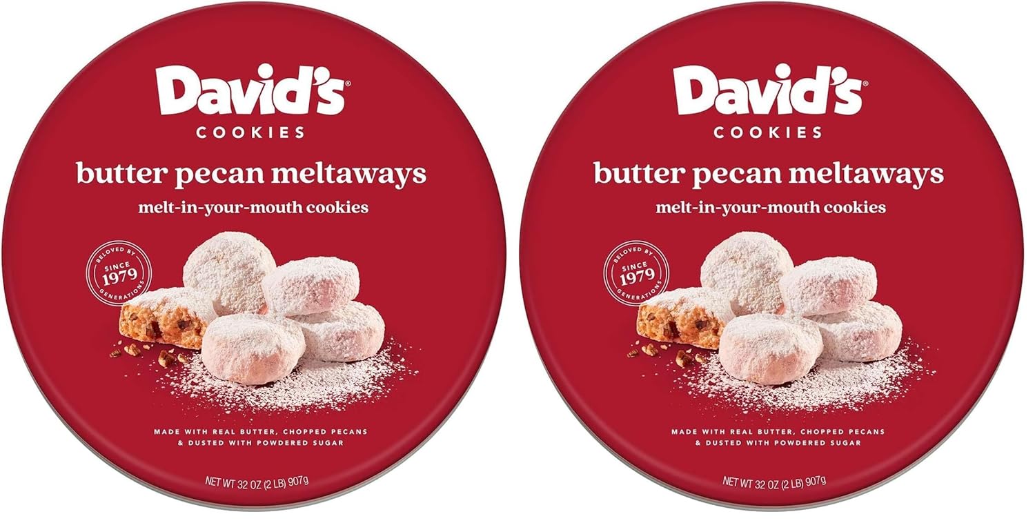 David's Cookies Butter Pecan Meltaways 907g