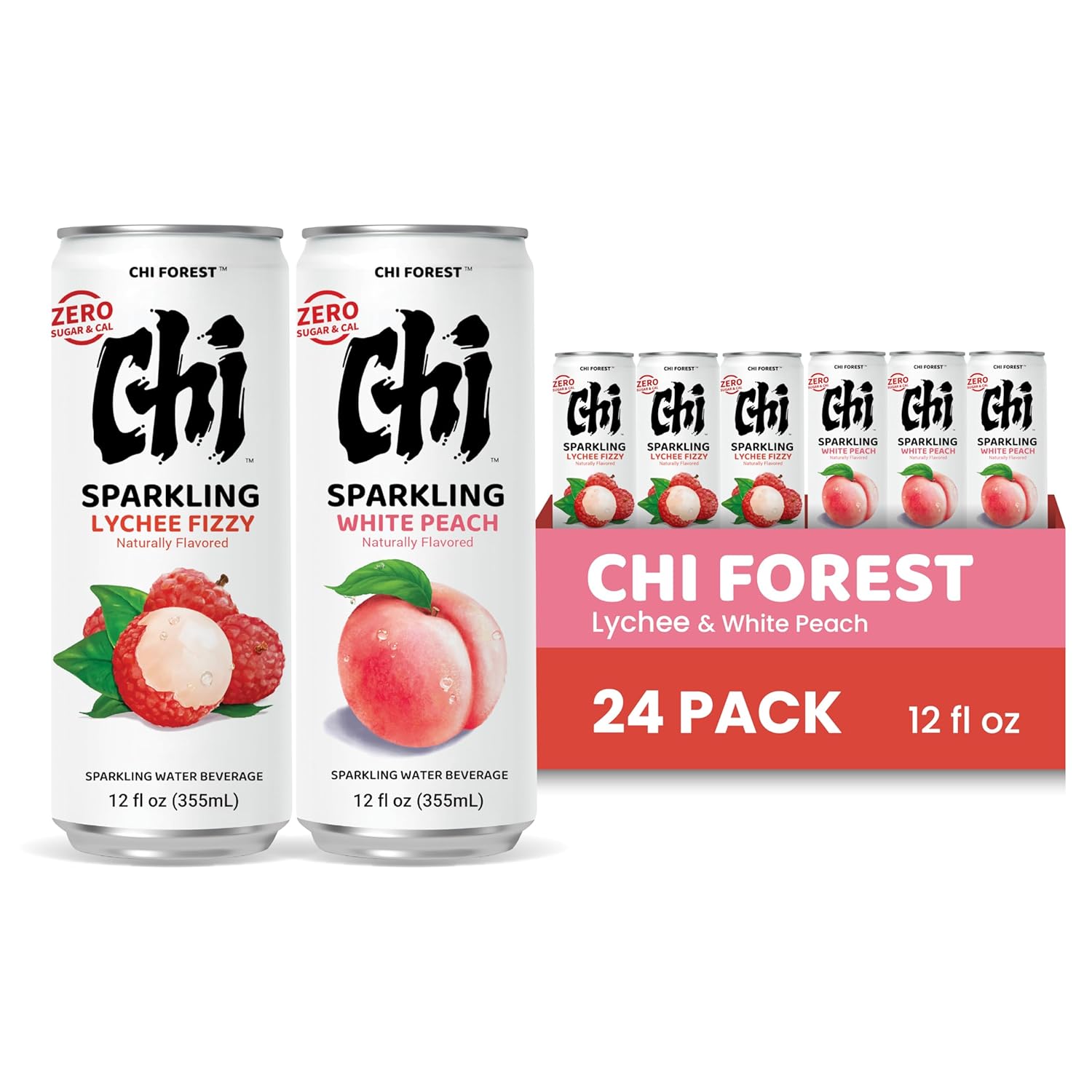CHI FOREST Lychee Fizzy Sparkling Water (11.16 oz* 24)