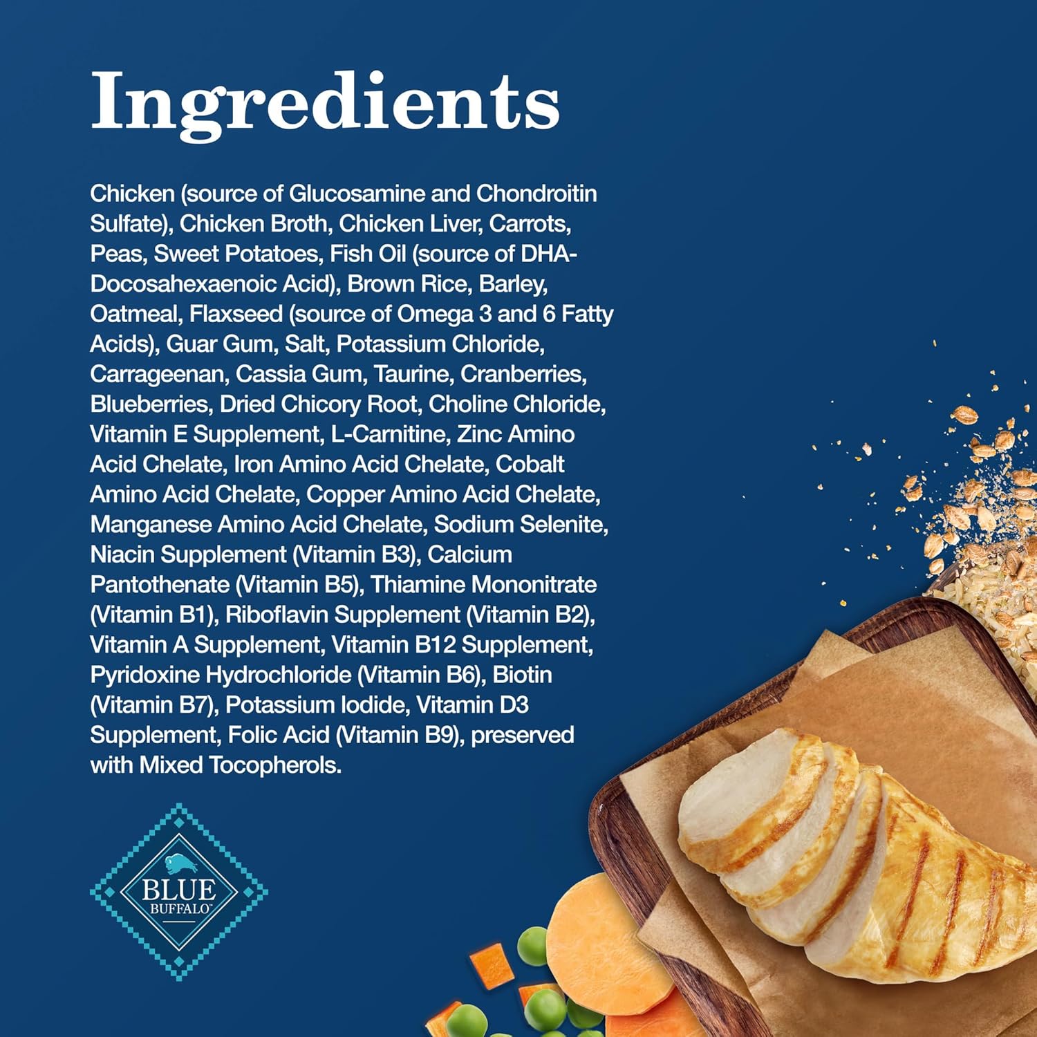 Blue Buffalo Homestyle Recipe Senior Wet Dog Food, Made with Natural Ingredients, Chicken Dinner with Garden Vegetables, 12.5-oz Cans (12 Count)