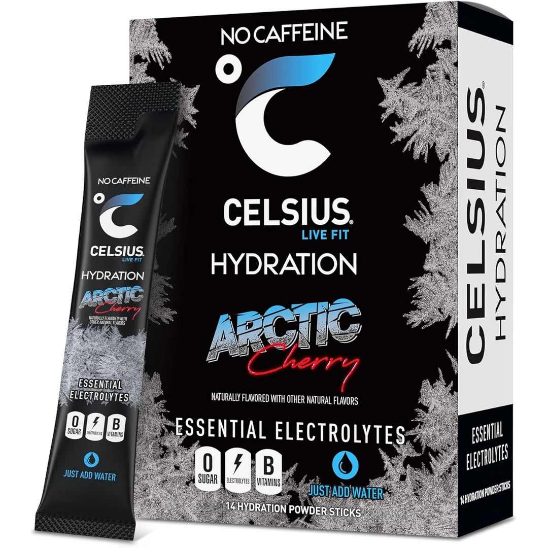 CELSIUS HYDRATION™ Arctic Cherry, Sugar Free Electrolyte Hydration Drink Mix (Pack of 14)