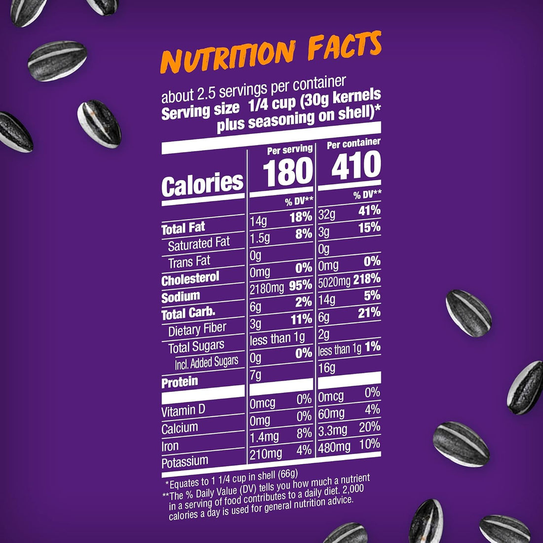 BIGS Sunflower Seeds, Taco Bell Taco Supreme Flavor, 5.35 oz. (Pack of 12)