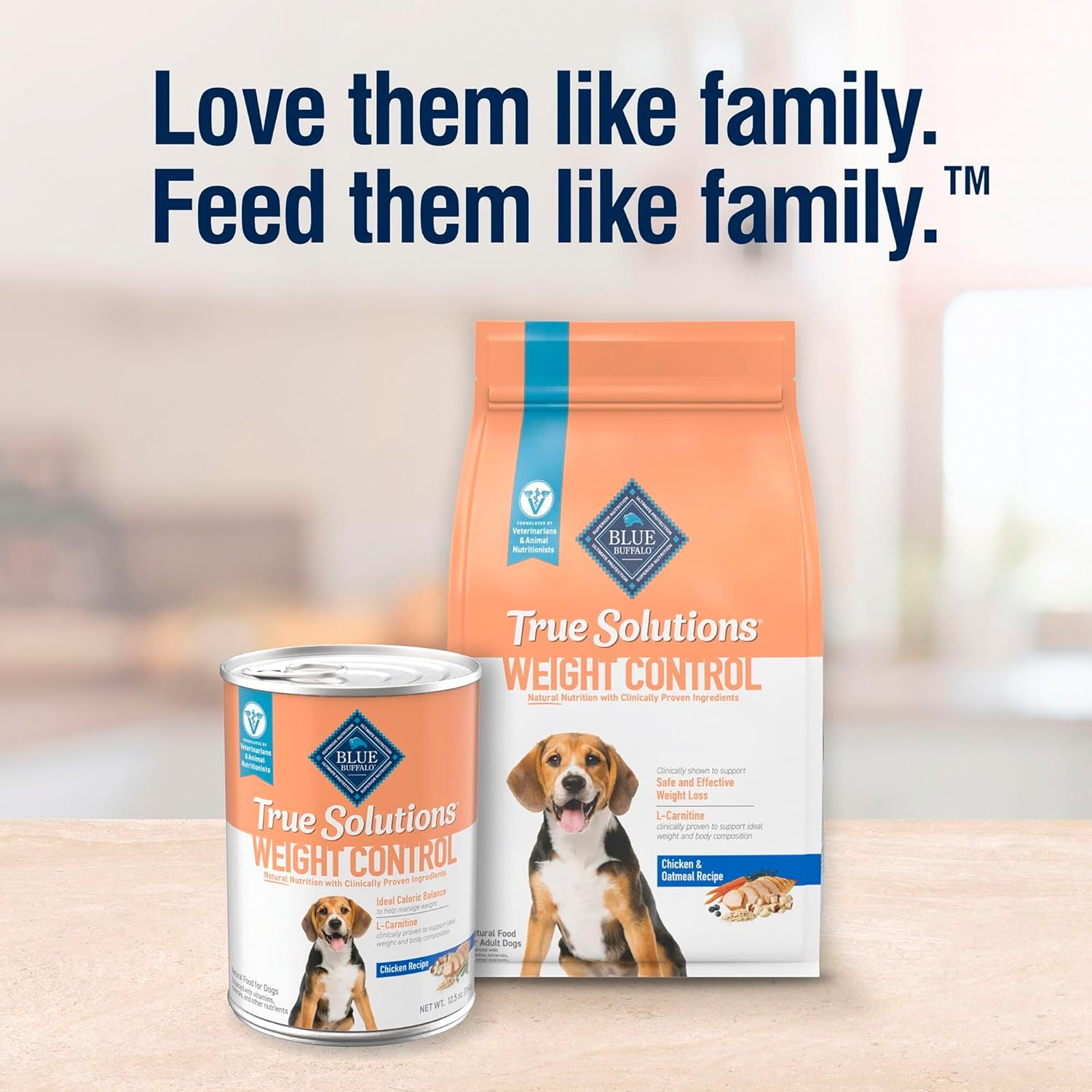 Blue Buffalo True Solutions Weight Control Natural Dry Dog Food for Adult Dogs, Chicken, 24-lb. Bag