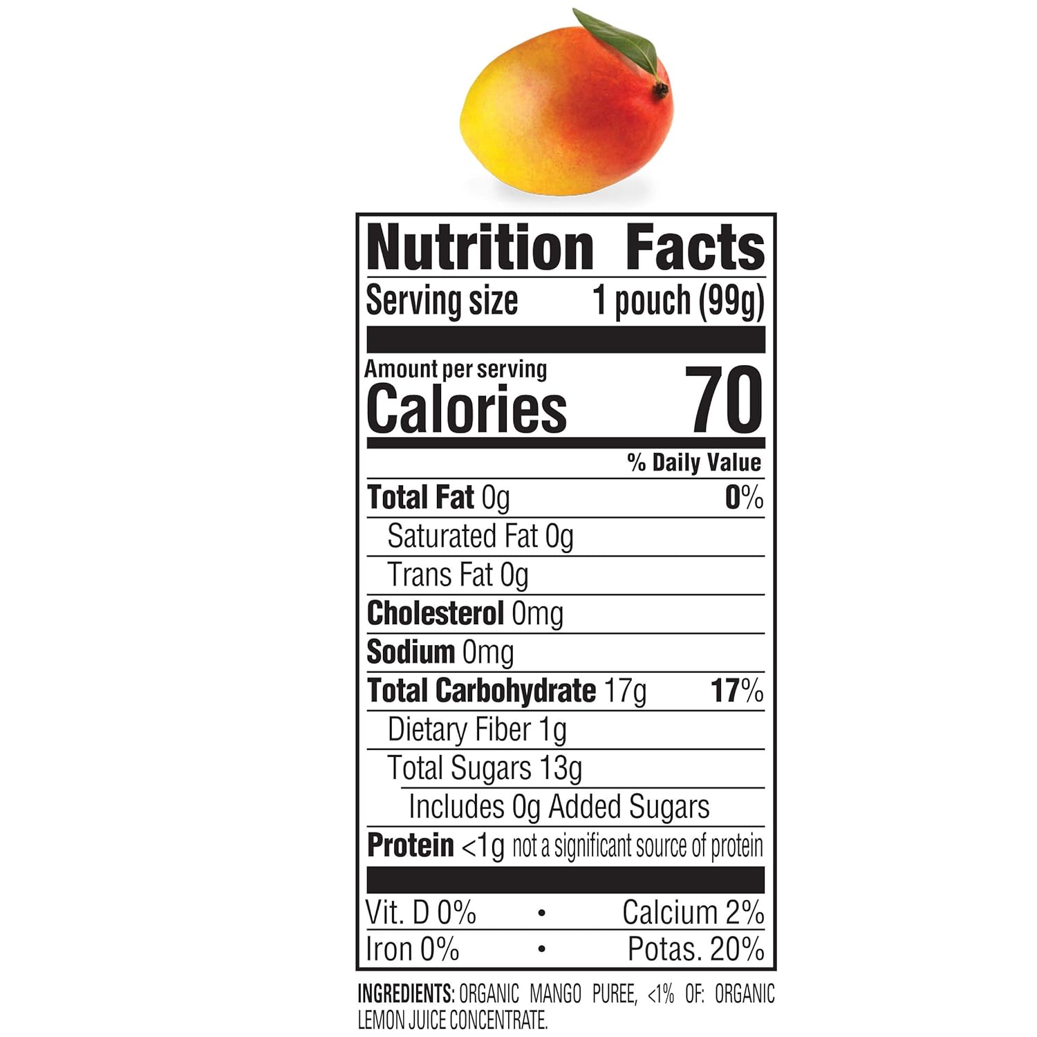 Happy Baby Organics Clearly Crafted Stage 1 Baby Food Pouches, Prunes, 3.5 Ounce Pouch (Pack of 16)