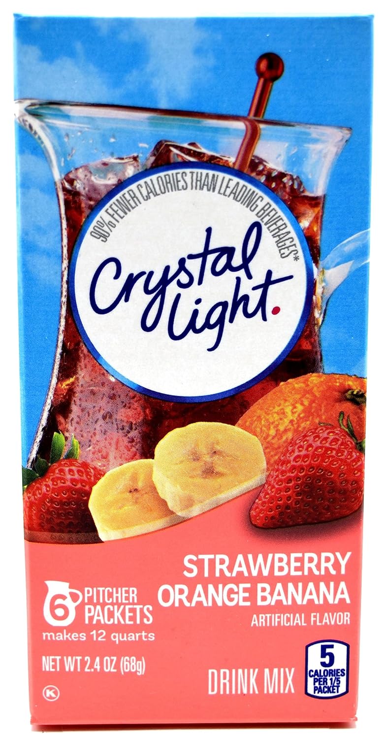 Crystal Light Pink Lemonade Drink Mix (8-Quart), 1.9-Ounce Canisters (Pack of 4)