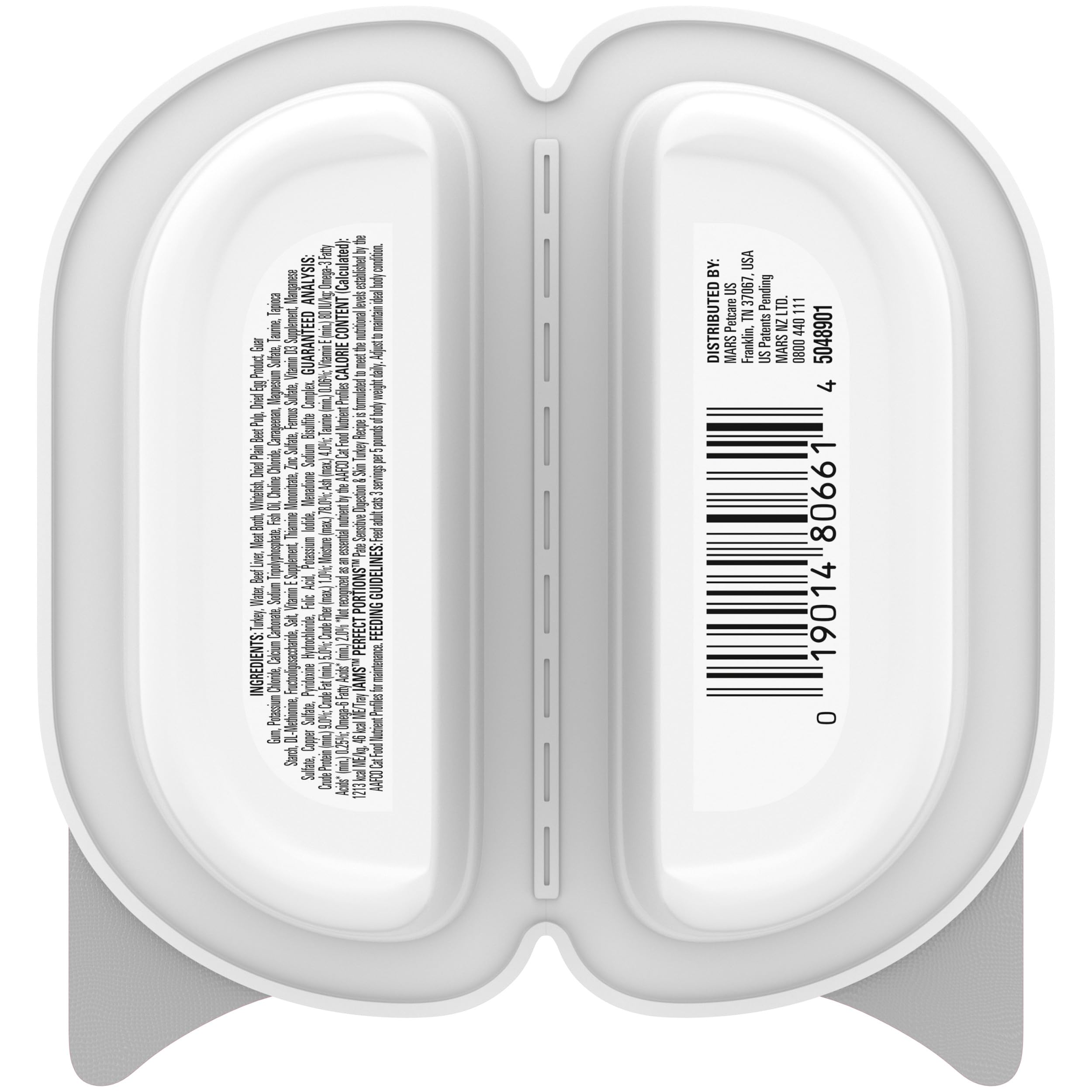 IAMS Perfect Portions Healthy Adult Wet Cat Food Pate, Chicken and Tuna Recipe Variety Pack, Easy Peel Twin-Pack Trays (12 Count, 24 Servings) (Pack of 2)