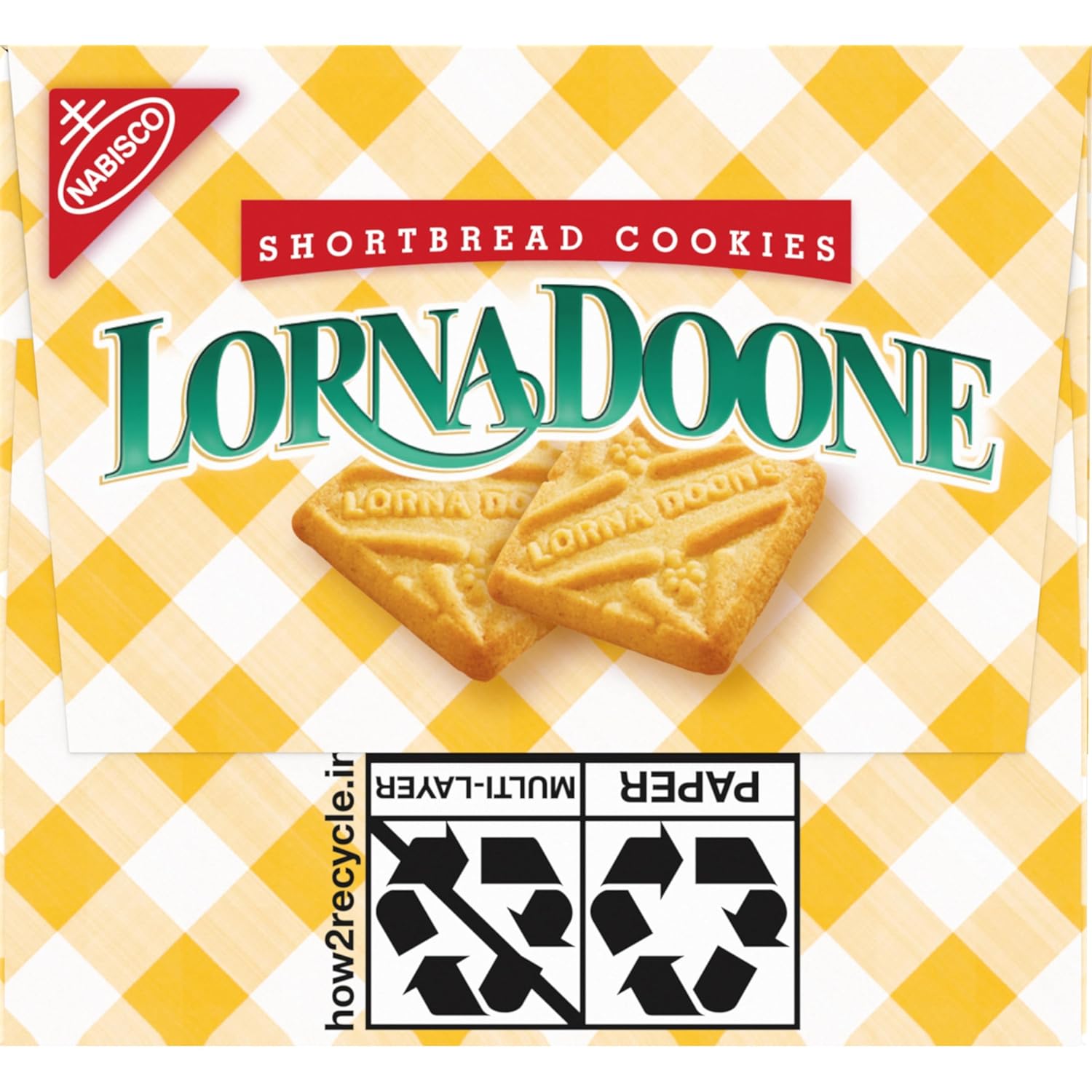 Lorna Doone Shortbread Cookies, 36 Snack Packs (6 Cookies Per Pack, 12 Boxes)