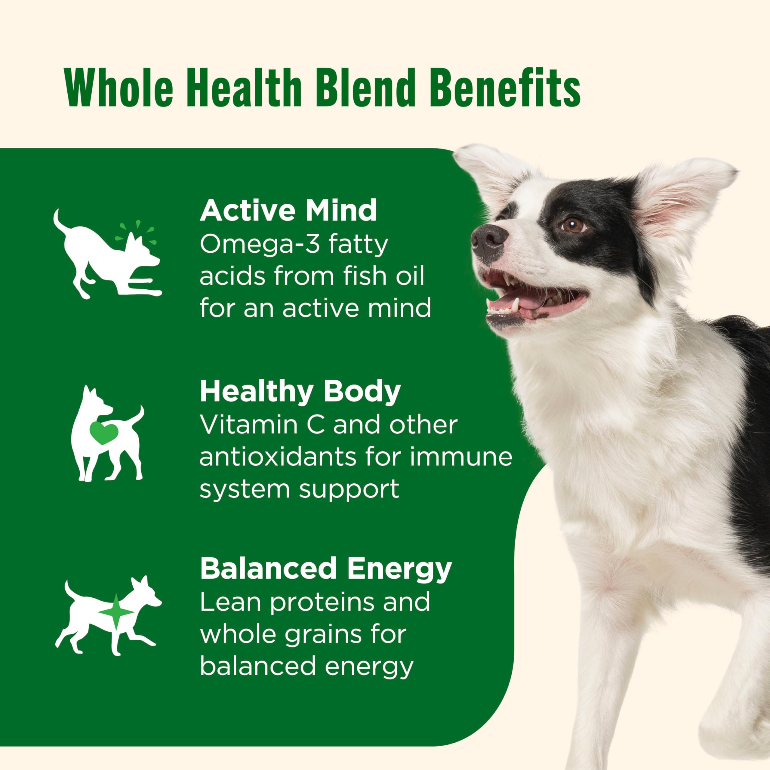 Nutrish Dry Dog Food, Real Chicken & Veggies Recipe Whole Health Blend, 6 lb. Bag (Rachael Ray)