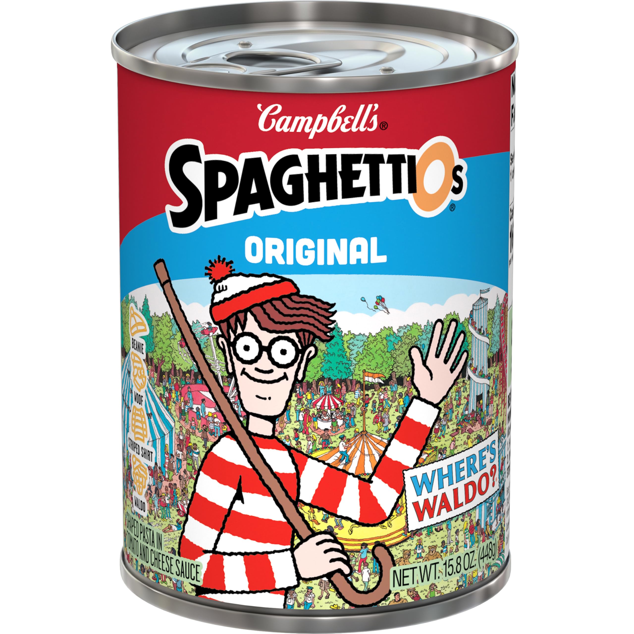 SpaghettiOs Canned Pasta with Meatballs, 15.6 oz Can (12 Pack)
