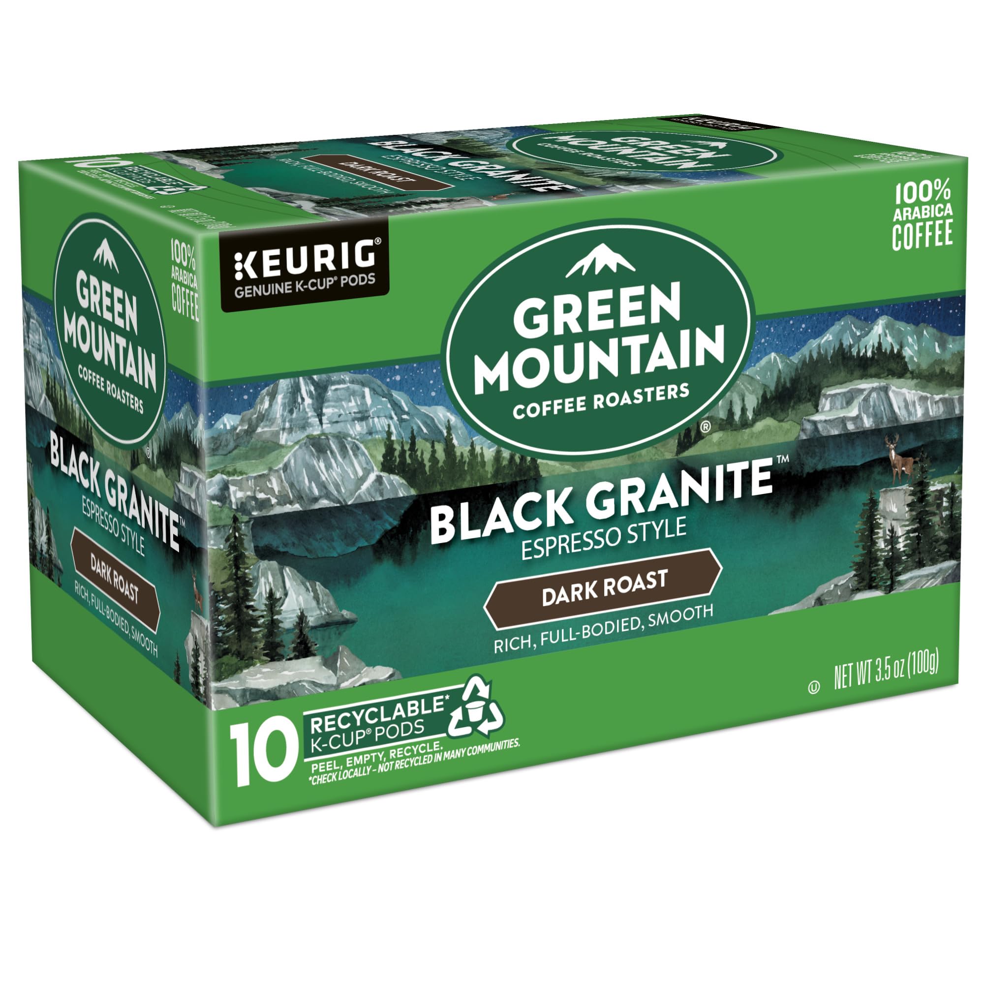 Green Mountain Coffee Roasters Dark Magic Keurig Single-Serve K-Cup Pods, Dark Roast Coffee, 72 Count