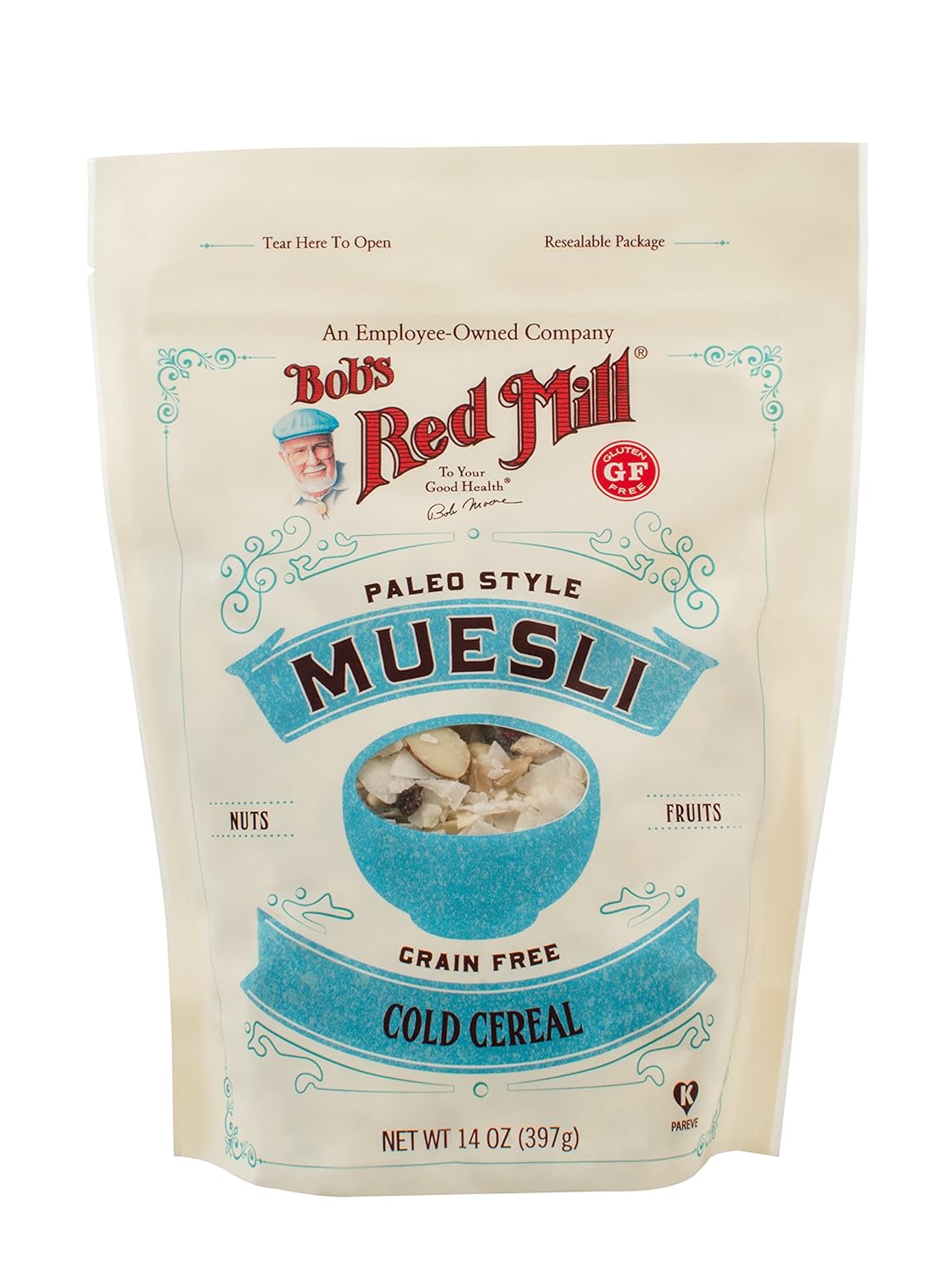 Bob's Red Mill Paleo Muesli, 14oz (Pack of 4) - Non GMO, Gluten Free, Vegan, Paleo Friendly, Kosher