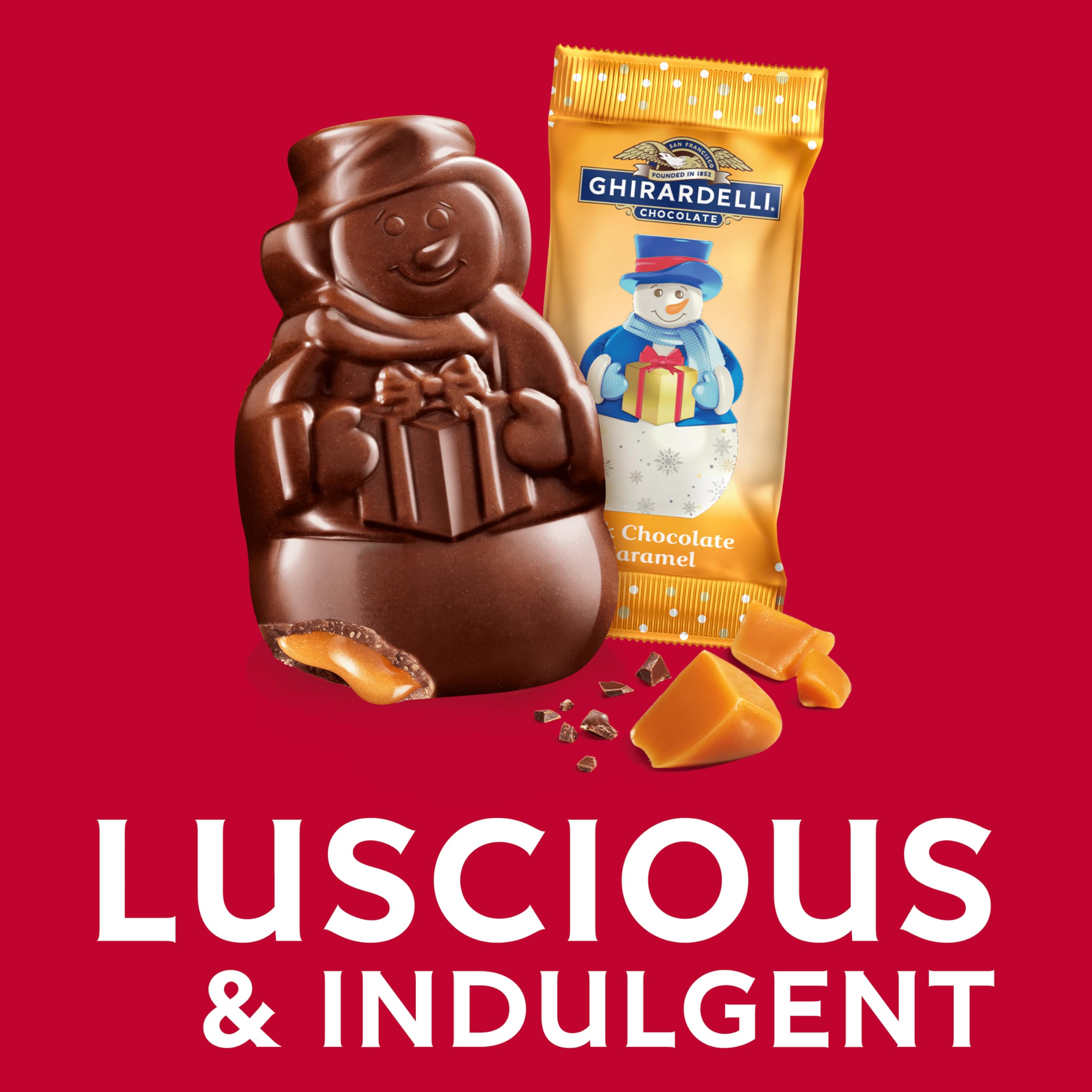 GHIRARDELLI Premium Chocolate Assortment SQUARES Gift Box, 29.6 oz