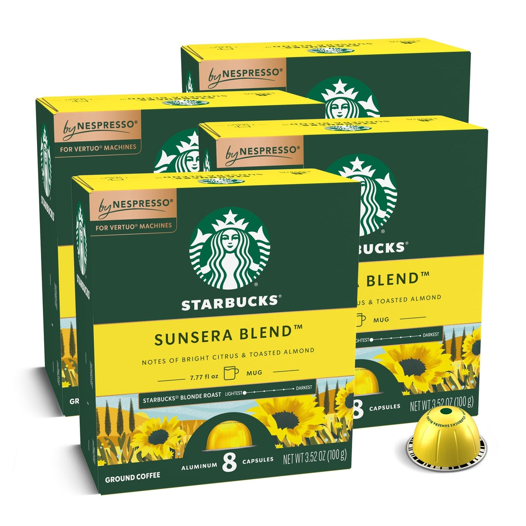 Starbucks by Nespresso Vertuo, Pike Place, Medium Roast Coffee 32-count Coffee Pods, Brews 7.8 oz.