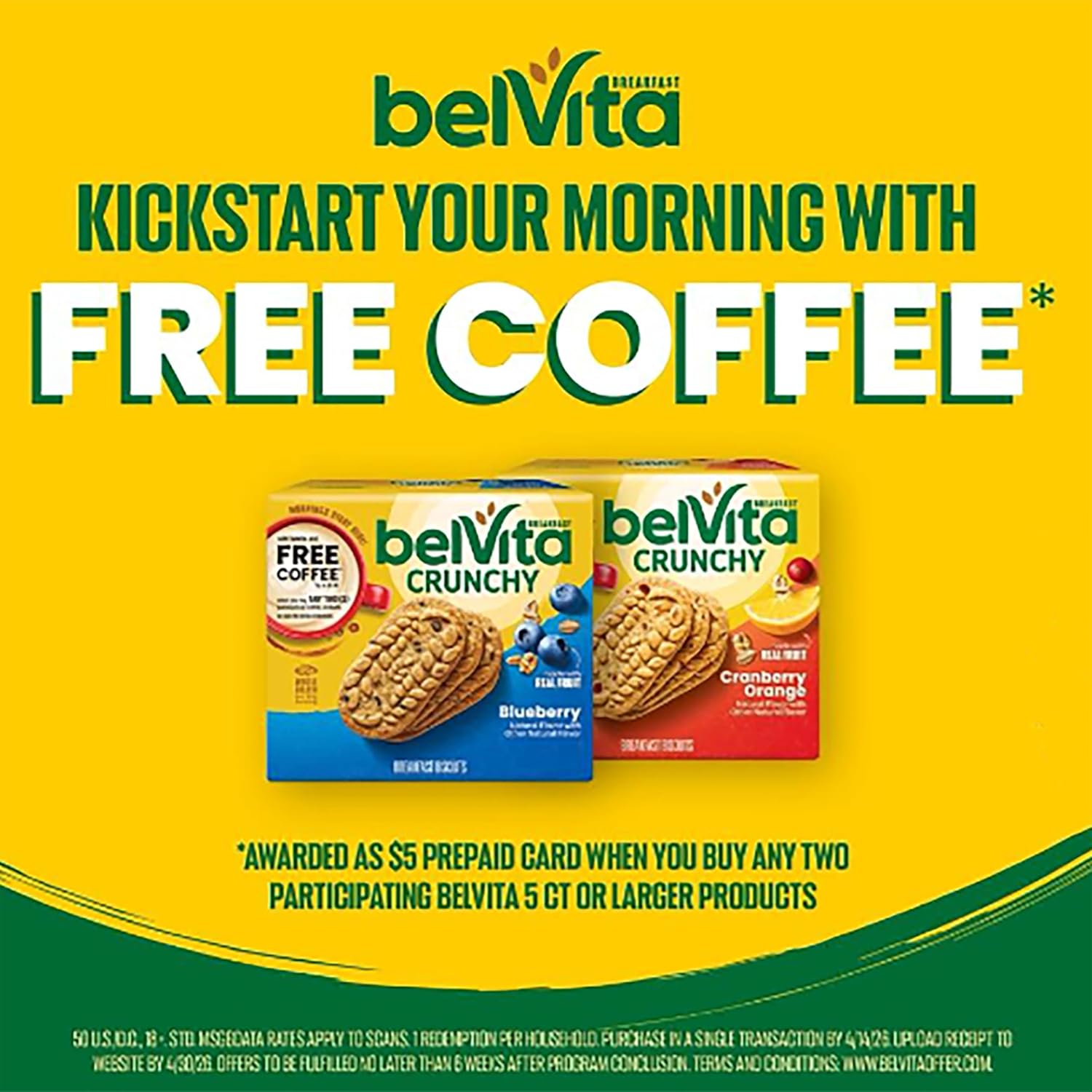 belVita Breakfast Bars Biscuits, Cranberry Orange, 30 Total Packs, 6 Boxes (4 Biscuits Per Pack)