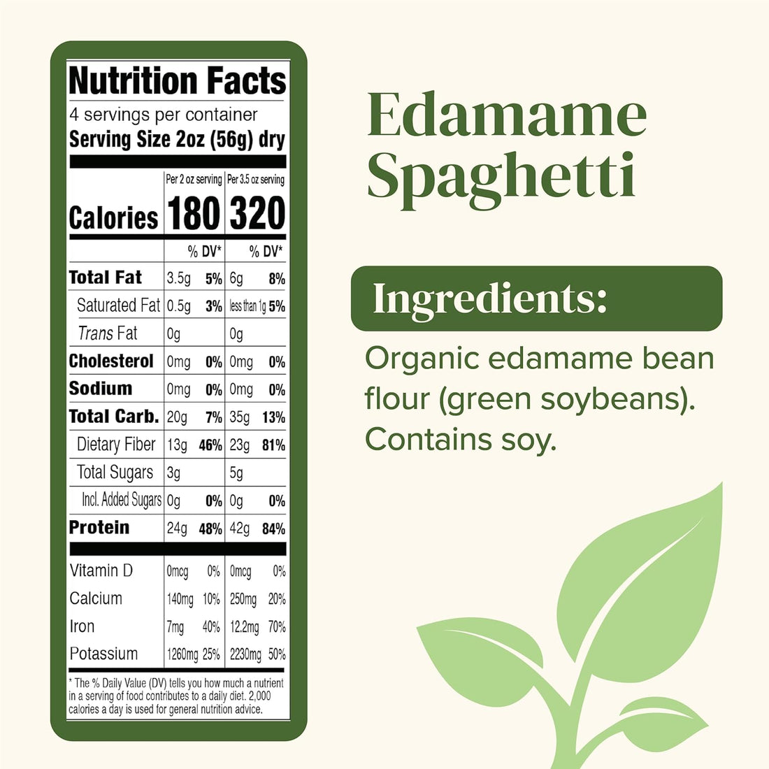 Explore Cuisine Organic Edamame Spaghetti - Pack of 6 (8 oz) - Easy-to-Make Gluten Free Pasta - High in Plant Protein & Fiber - Vegan, Keto Friendly, Non- GMO - 24 Total Servings