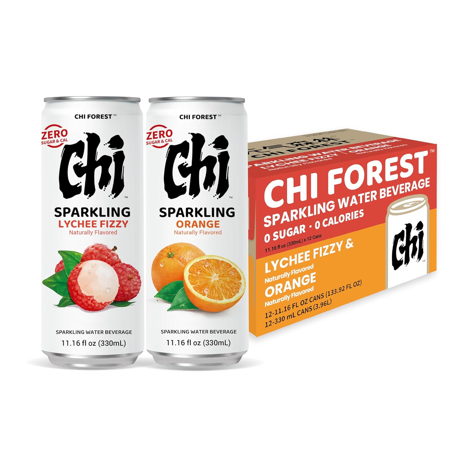 CHI FOREST Lychee Fizzy Sparkling Water (11.16 oz* 24)