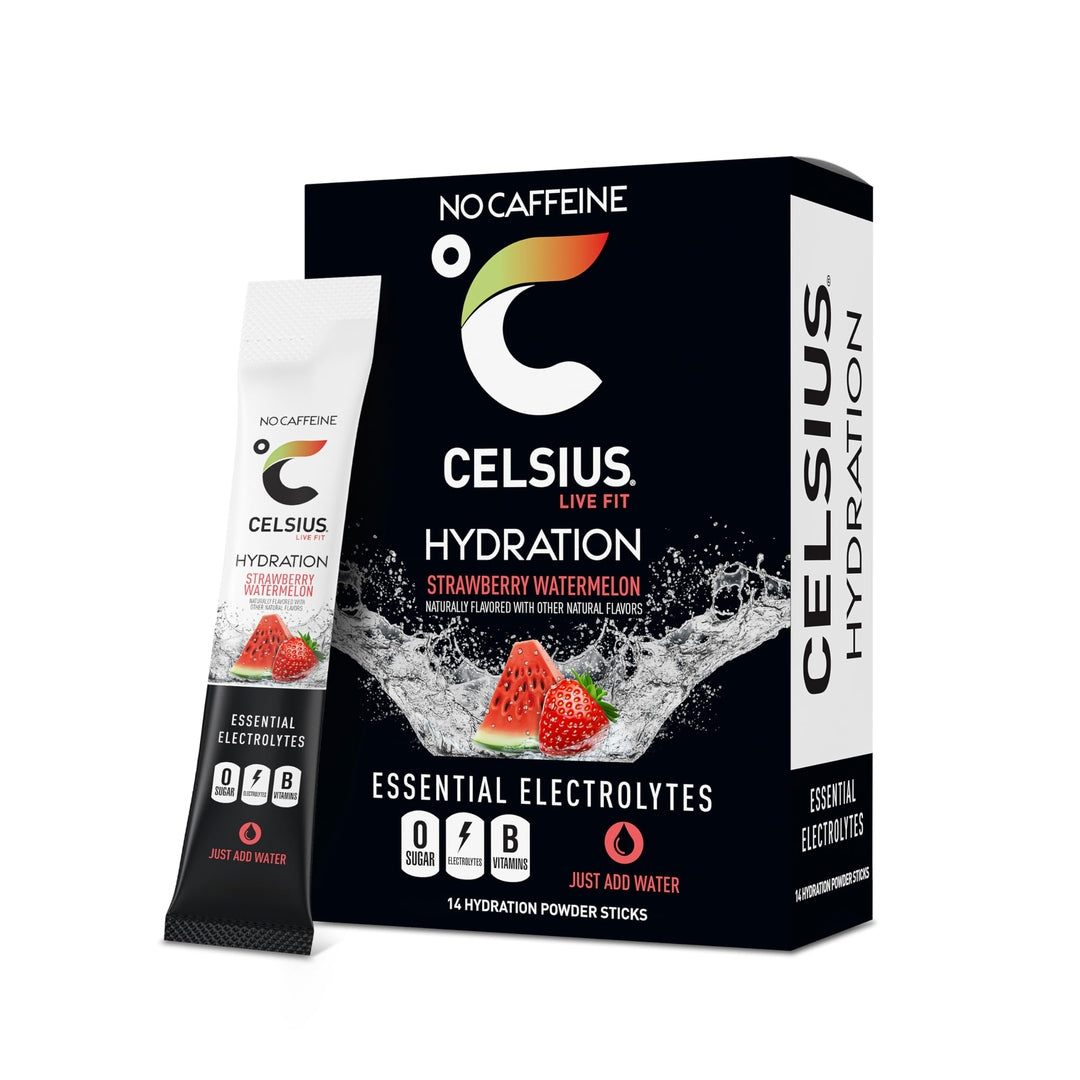 Celsius Hydration™ Blue Razz, Sugar Free Electrolyte Hydration Drink Mix (Pack of 14)