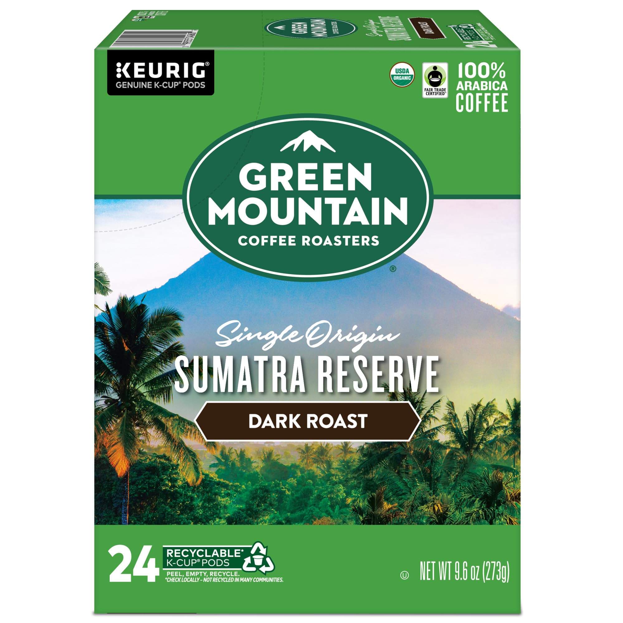 Green Mountain Coffee Roasters Dark Magic Keurig Single-Serve K-Cup Pods, Dark Roast Coffee, 72 Count