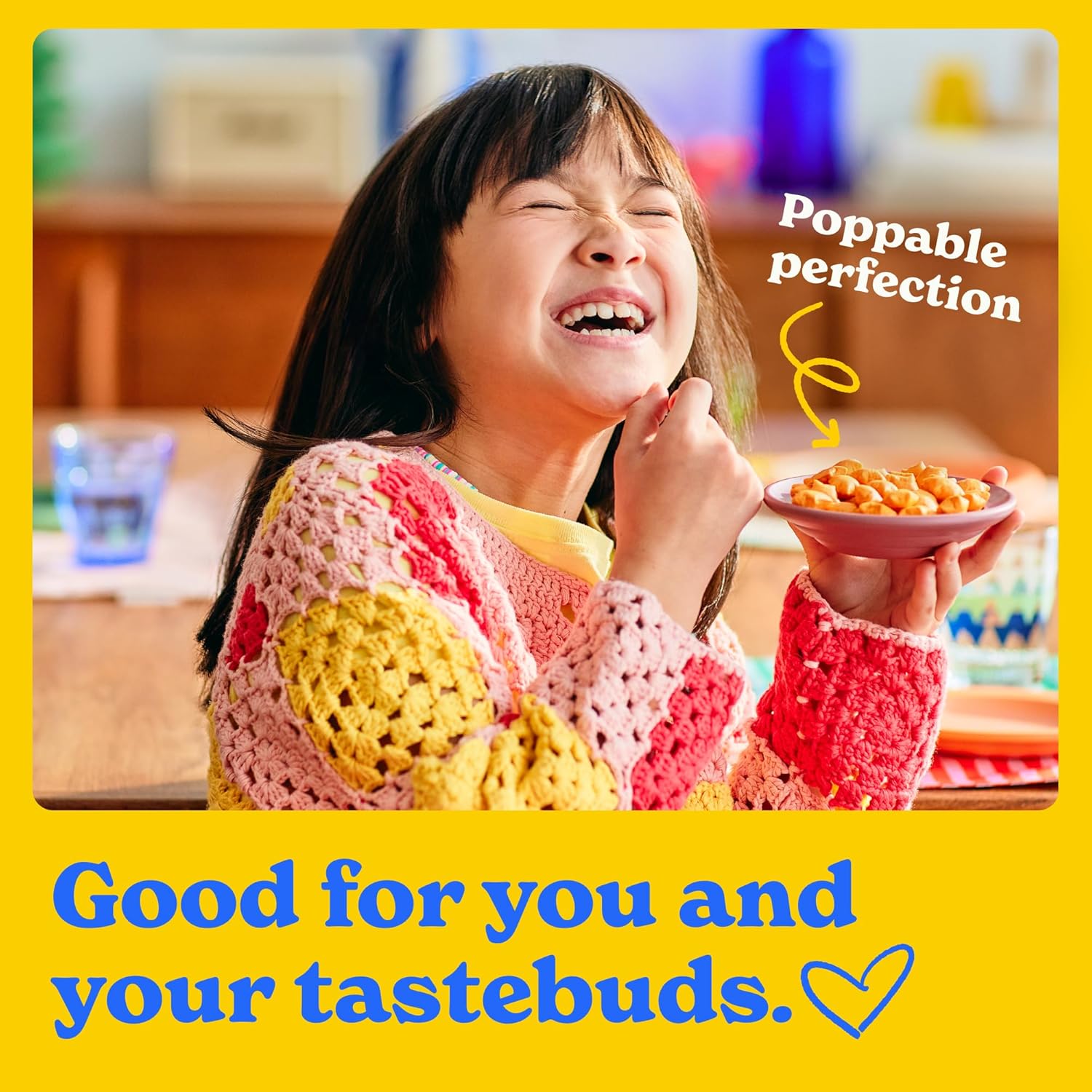 MadeGood Star Puffed Crackers, Pizza, 6 Bags (4.26oz Each) Gluten Free and Organic, Healthy Snacks