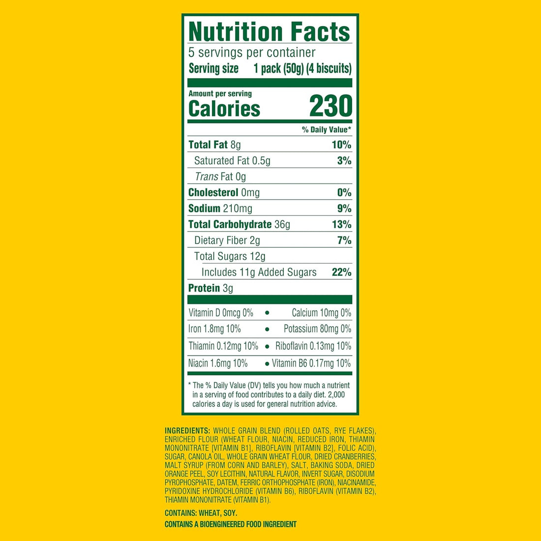 belVita Breakfast Bars Biscuits, Cranberry Orange, 30 Total Packs, 6 Boxes (4 Biscuits Per Pack)