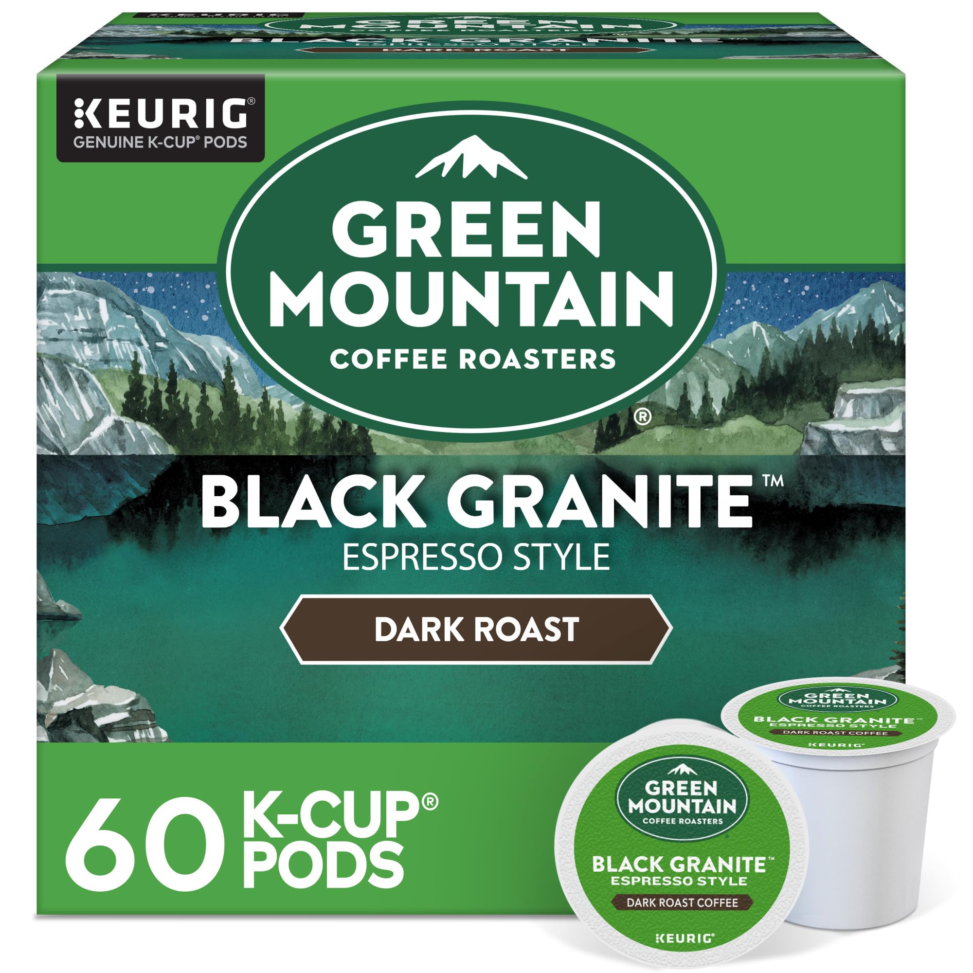 Green Mountain Coffee Roasters Dark Magic Keurig Single-Serve K-Cup Pods, Dark Roast Coffee, 72 Count