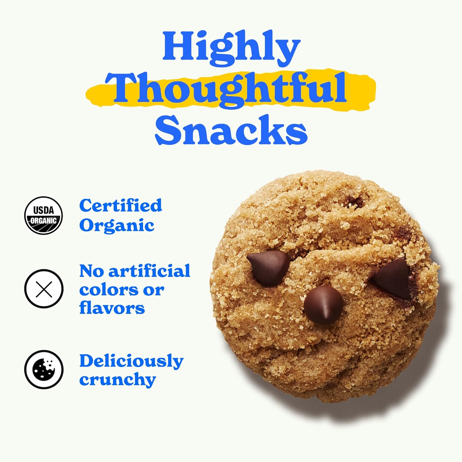 MadeGood Chocolate Chip Crunchy Cookies, 7 Ounce (6 Pouches) Organic and Gluten Free Snacks