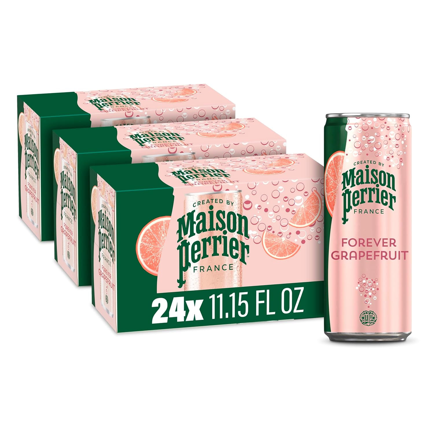 Maison Perrier Ultimate Sparkling Water, 11.15 Fl Oz Cans, 8 Count, 3 Pack