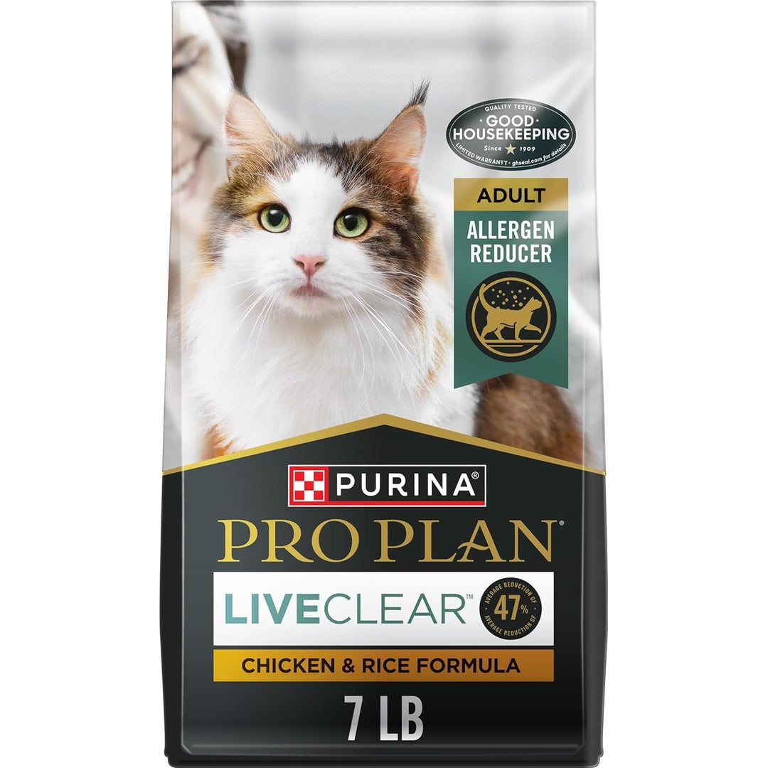 Purina Pro Plan Allergen Reducing, High Protein Cat Food, LIVECLEAR Chicken and Rice Formula