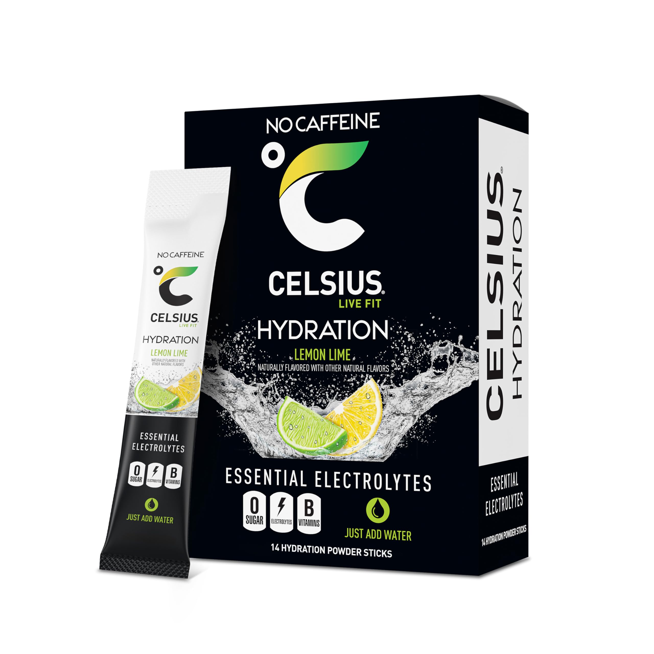 Celsius Hydration™ Blue Razz, Sugar Free Electrolyte Hydration Drink Mix (Pack of 14)
