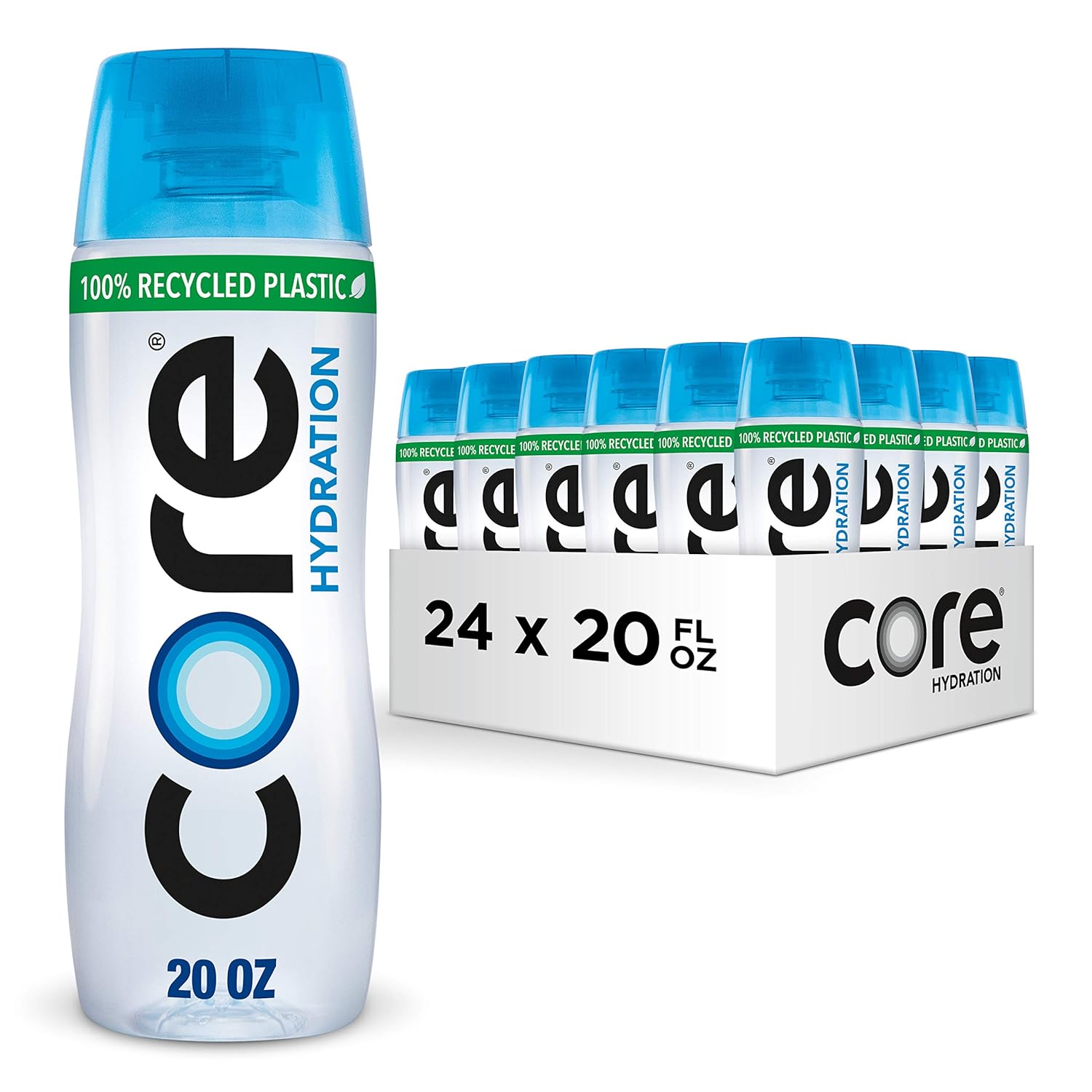 Core Hydration Perfectly Balanced Water, .5 L bottles, 24 Count (4 Packs of 6)