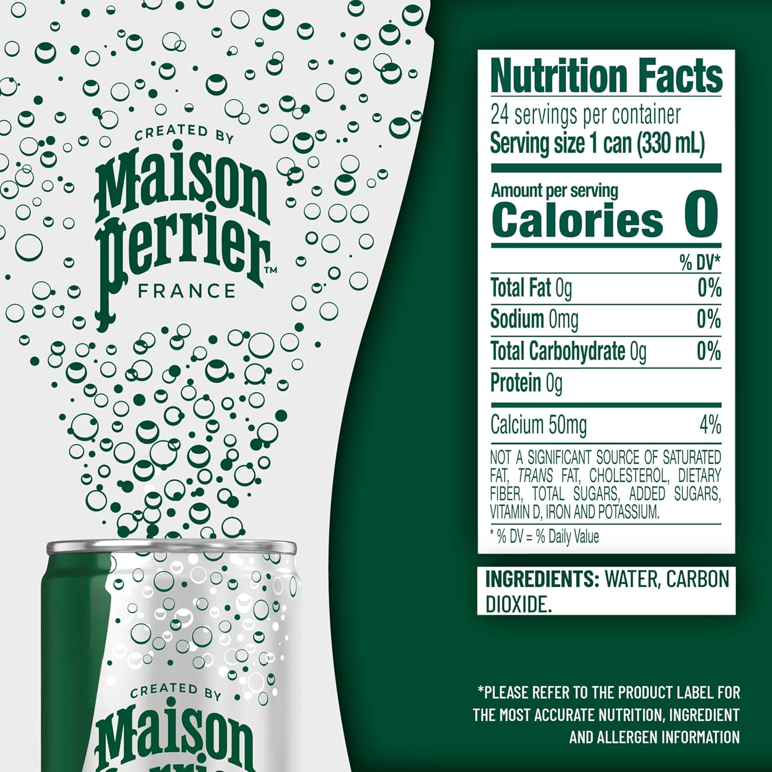 Maison Perrier Ultimate Sparkling Water, 11.15 Fl Oz Cans, 8 Count, 3 Pack