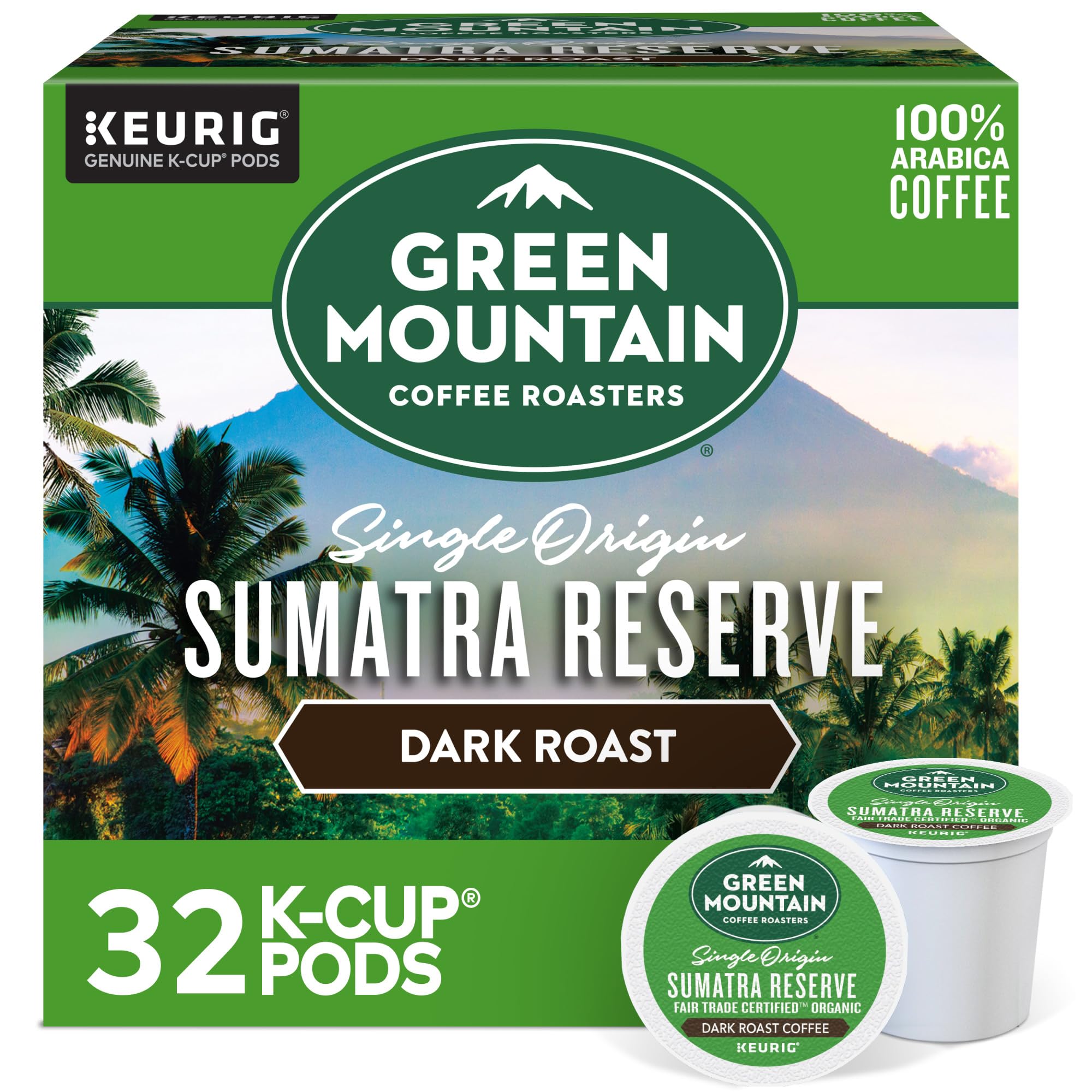Green Mountain Coffee Roasters Dark Magic Keurig Single-Serve K-Cup Pods, Dark Roast Coffee, 72 Count