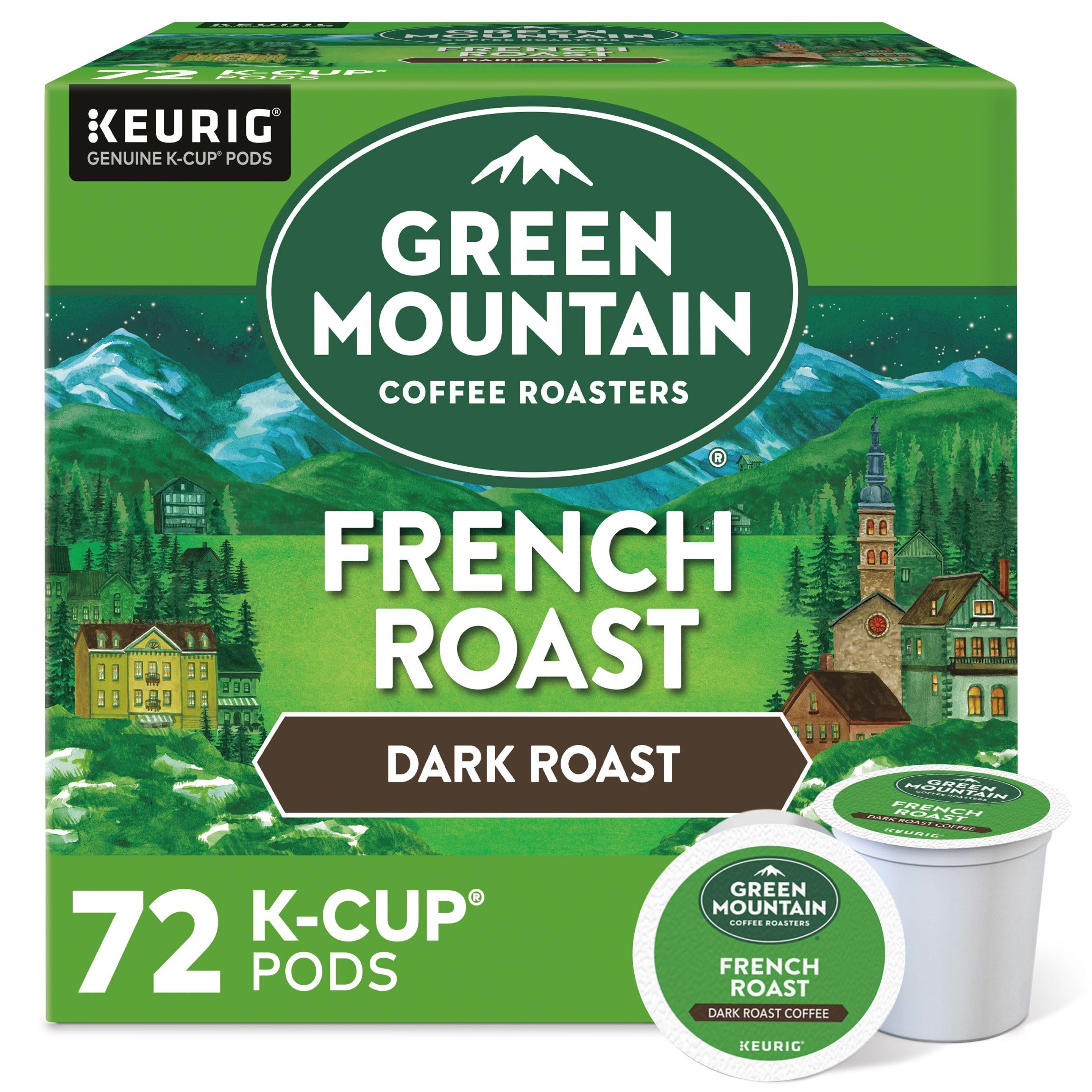 Green Mountain Coffee Roasters Dark Magic Keurig Single-Serve K-Cup Pods, Dark Roast Coffee, 72 Count