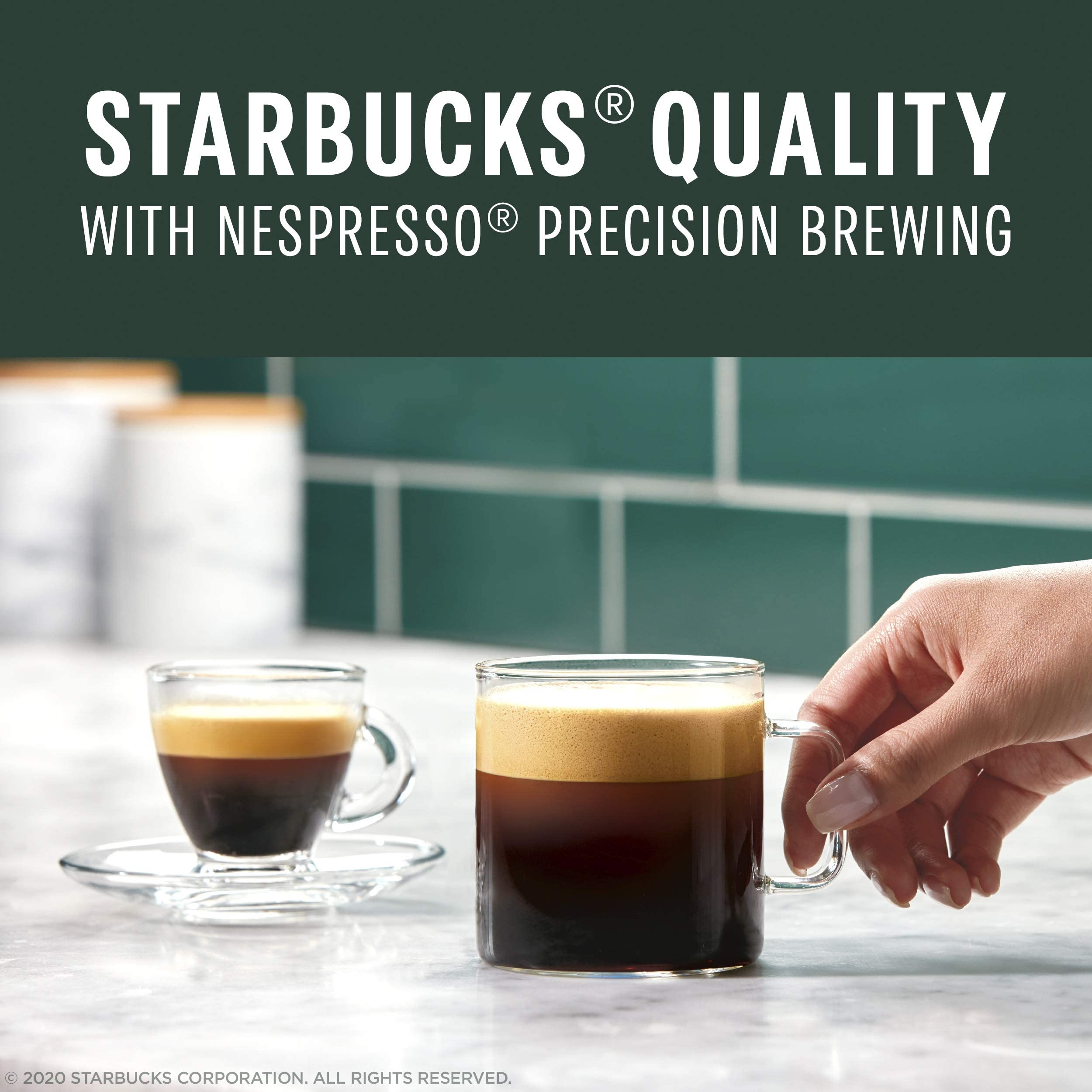 Starbucks by Nespresso Vertuo, Pike Place, Medium Roast Coffee 32-count Coffee Pods, Brews 7.8 oz.