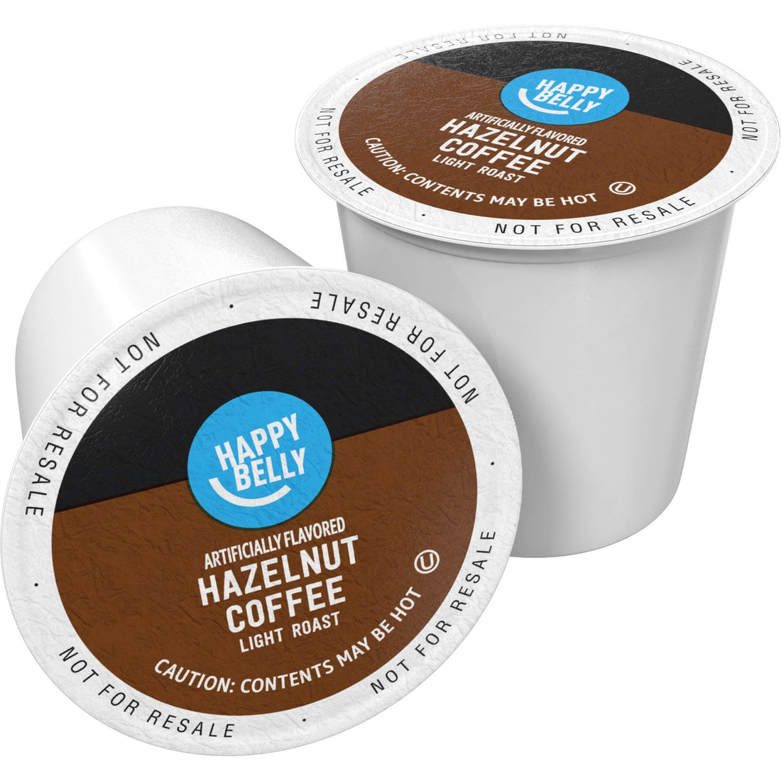 Amazon Brand - Happy Belly Dark Roast Coffee Pods, Compatible with Keurig 2.0 K-Cup Brewers, 100 Count
