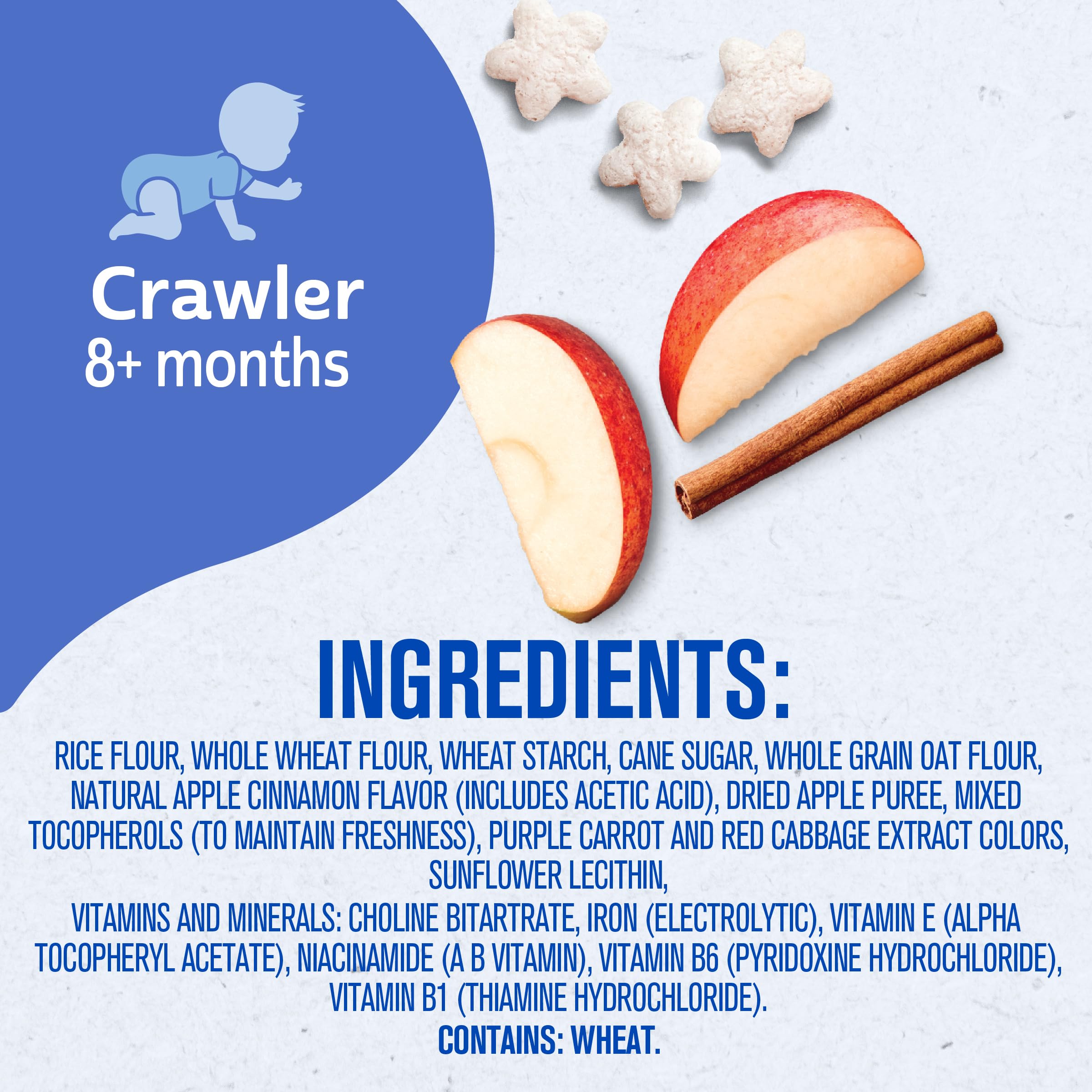 Gerber Baby Snacks Puffs, Blueberry, 1.48 Ounce (Pack of 6)