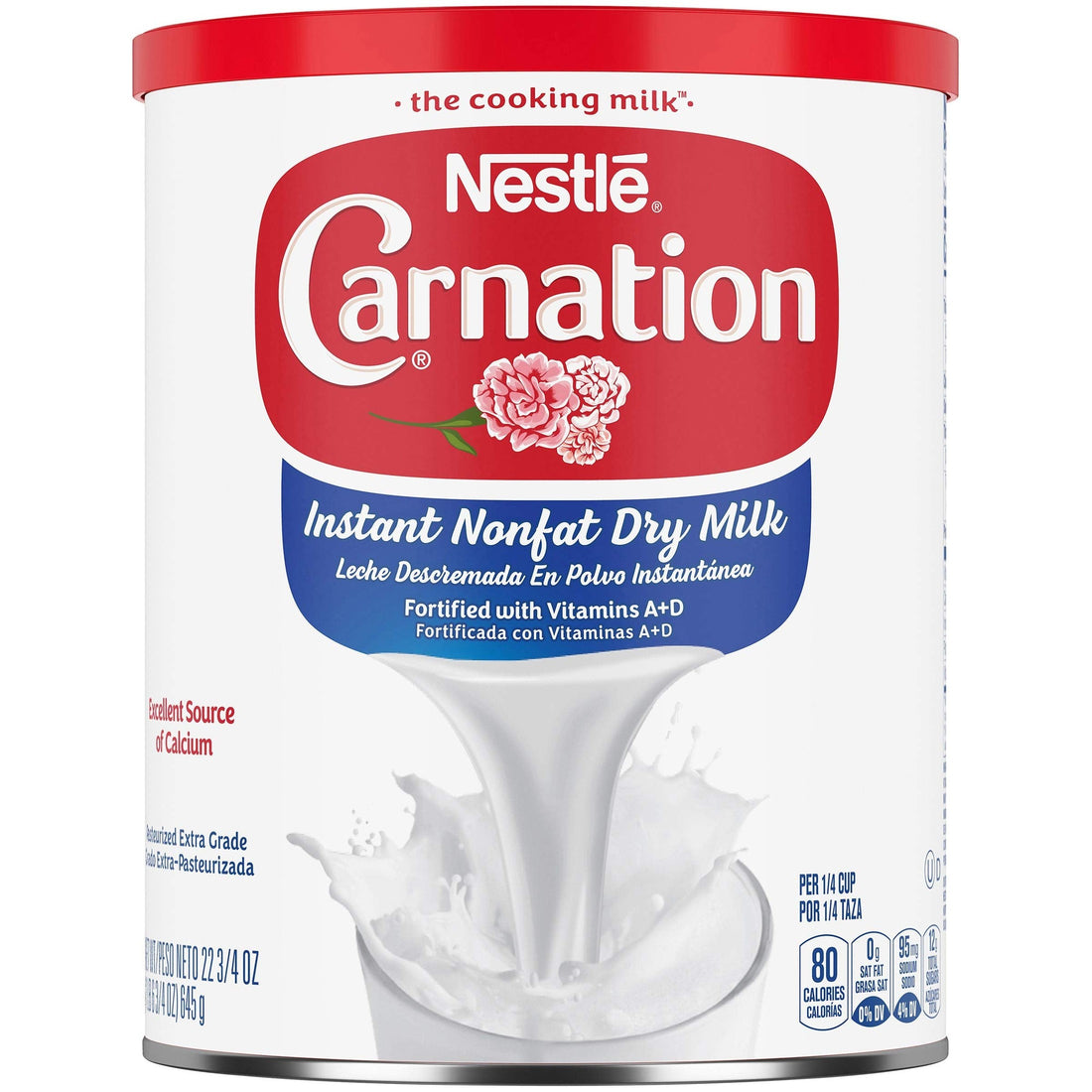 Carnation Instant Nonfat Dry Milk, 6 Count, 9.63 Ounce