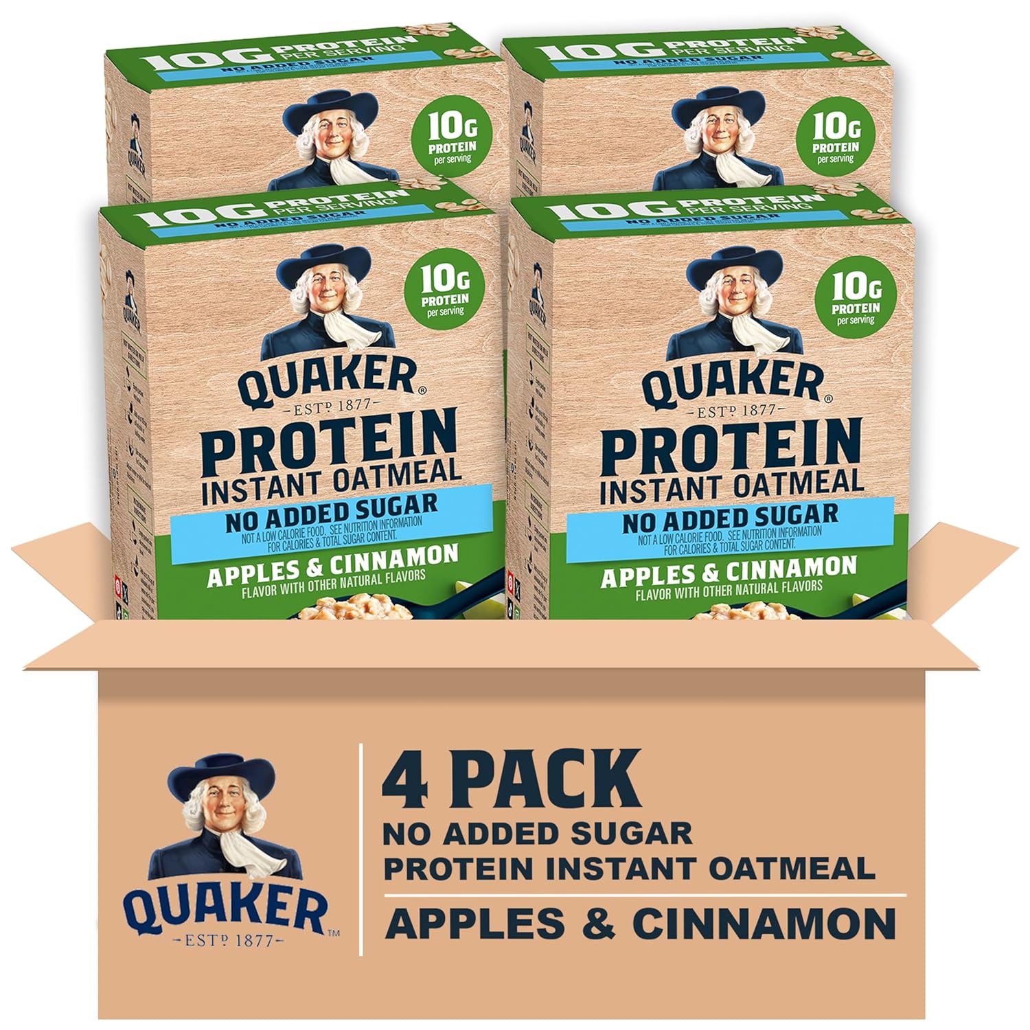 Quaker Instant Oatmeal, 2 Flavor Gluten Free Variety Pack, 32 Count